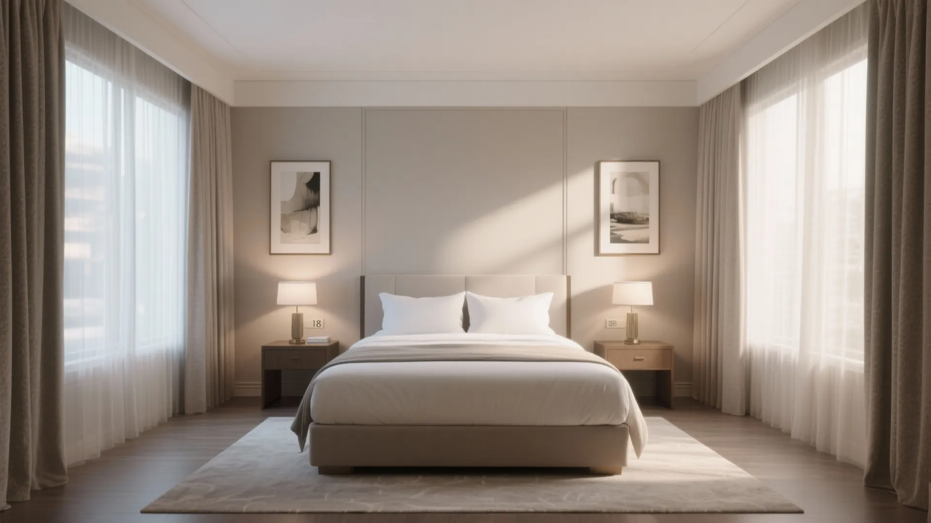 1. Go Symmetrical for a Calming Effect