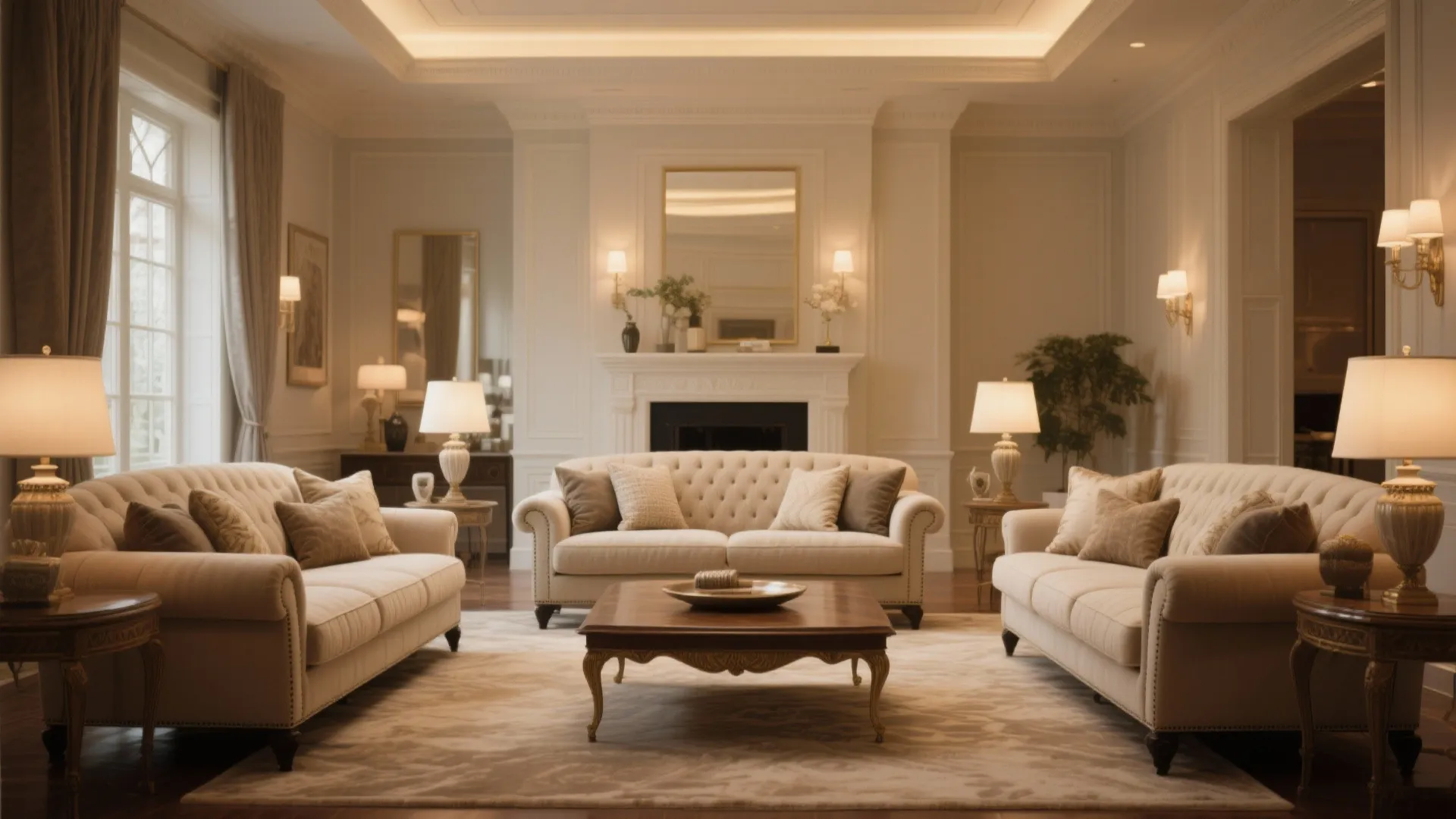 Symmetrical layout for visual harmony