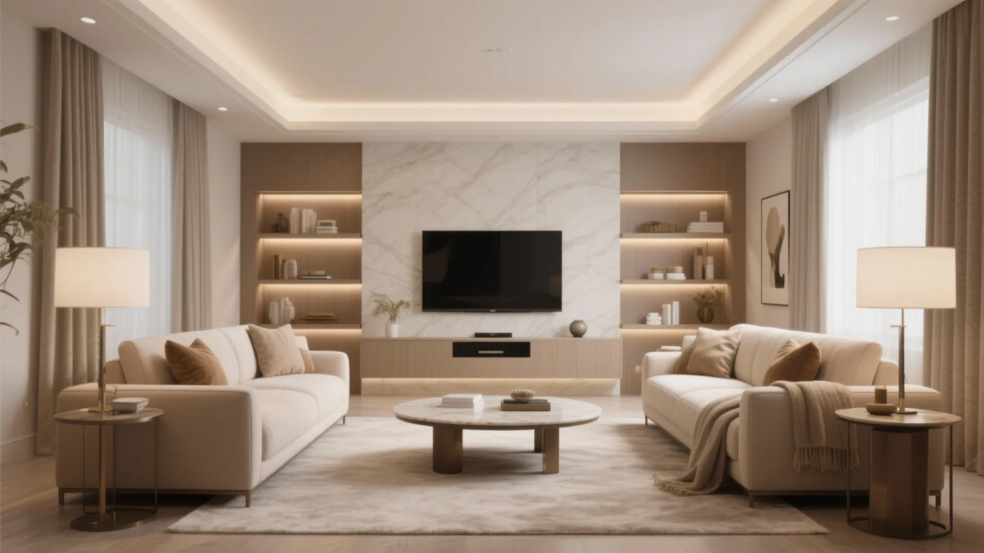 2. Symmetrical Seating Around a Focal Point