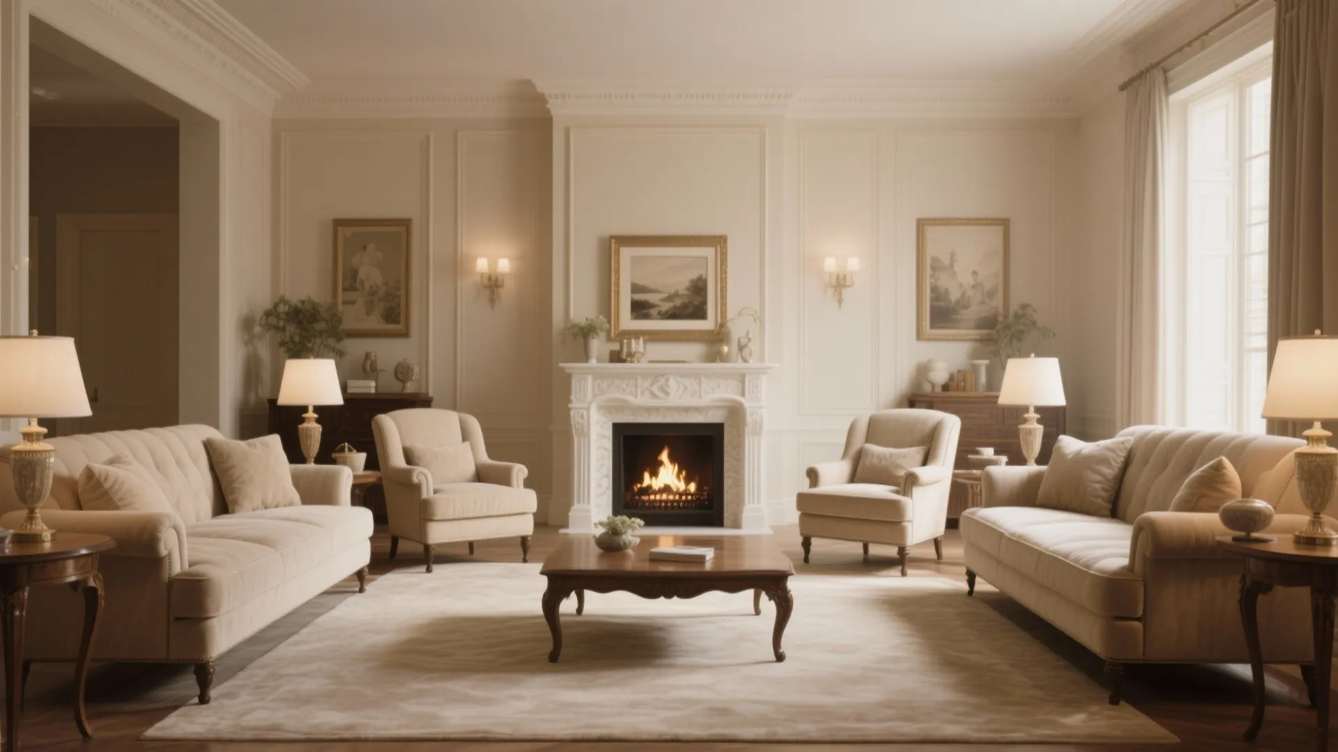 2. Symmetrical Balance Around a Focal Point