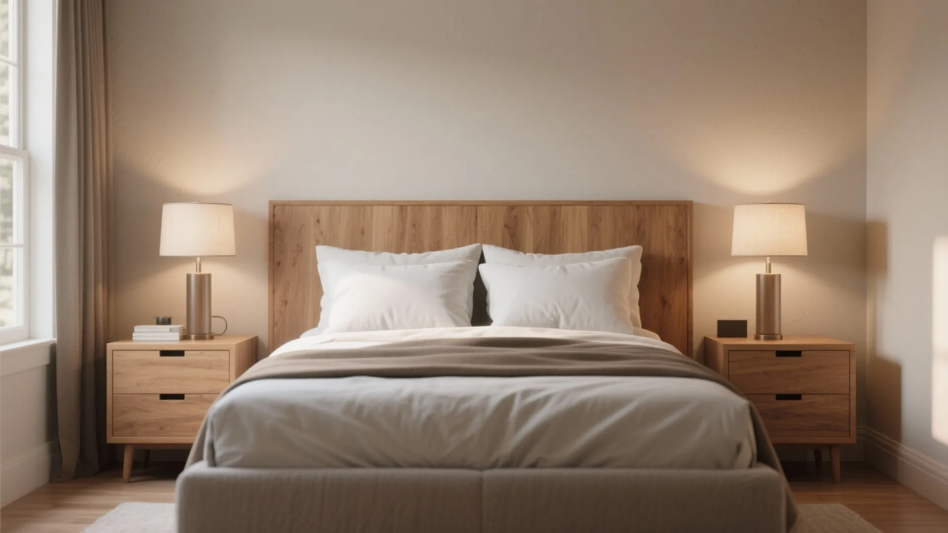 6. Symmetrical Nightstands