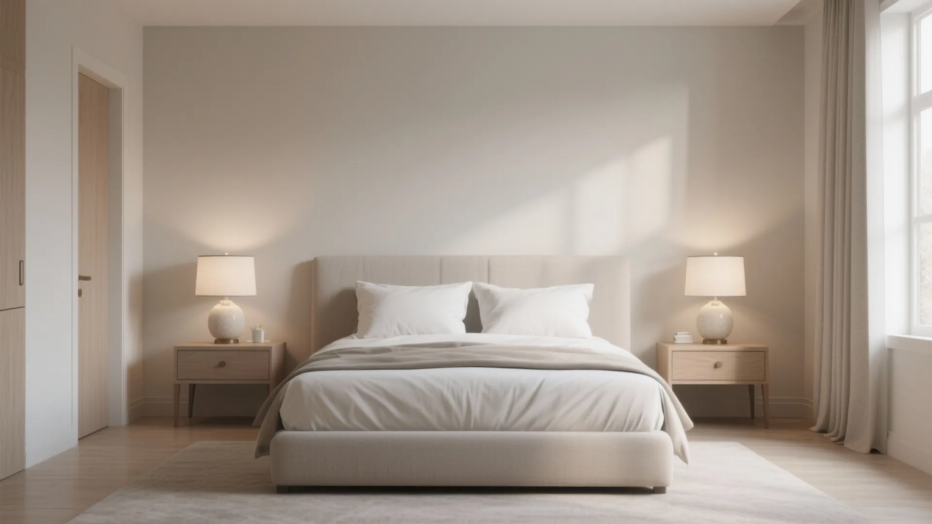 7. Symmetrical Nightstands