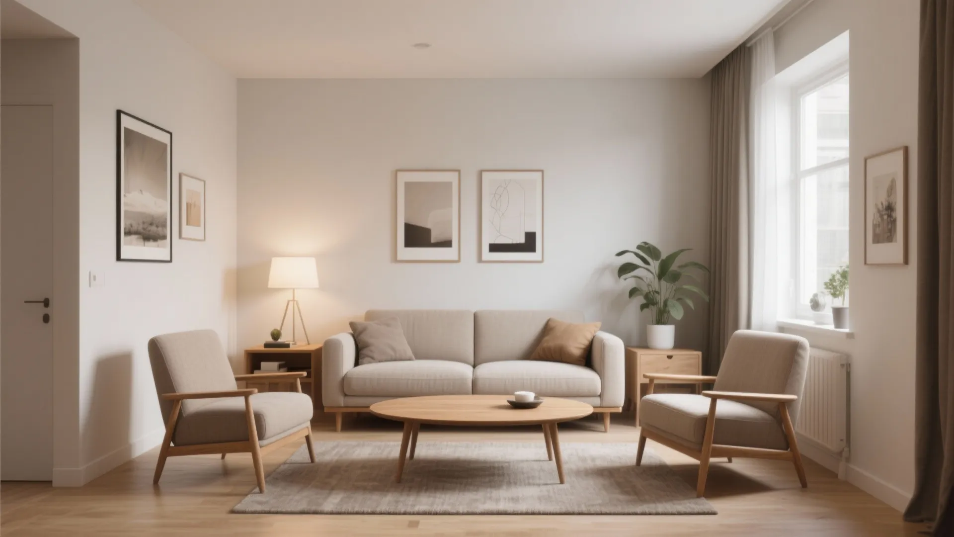 8. Symmetrical Seating for Balance