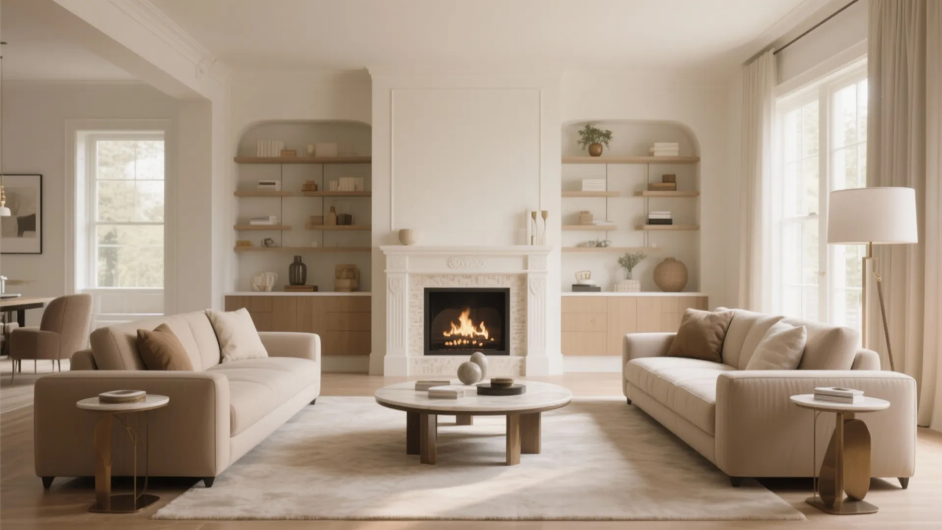 Symmetrical Seating Arrangement