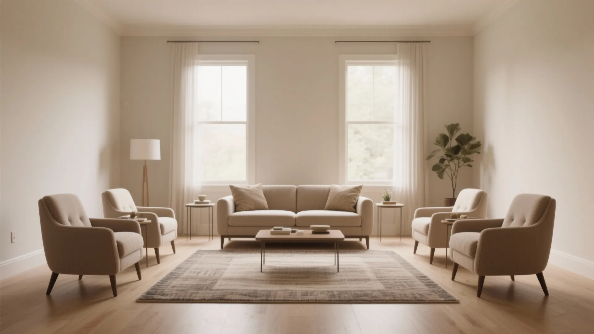 Symmetrical seating for balance