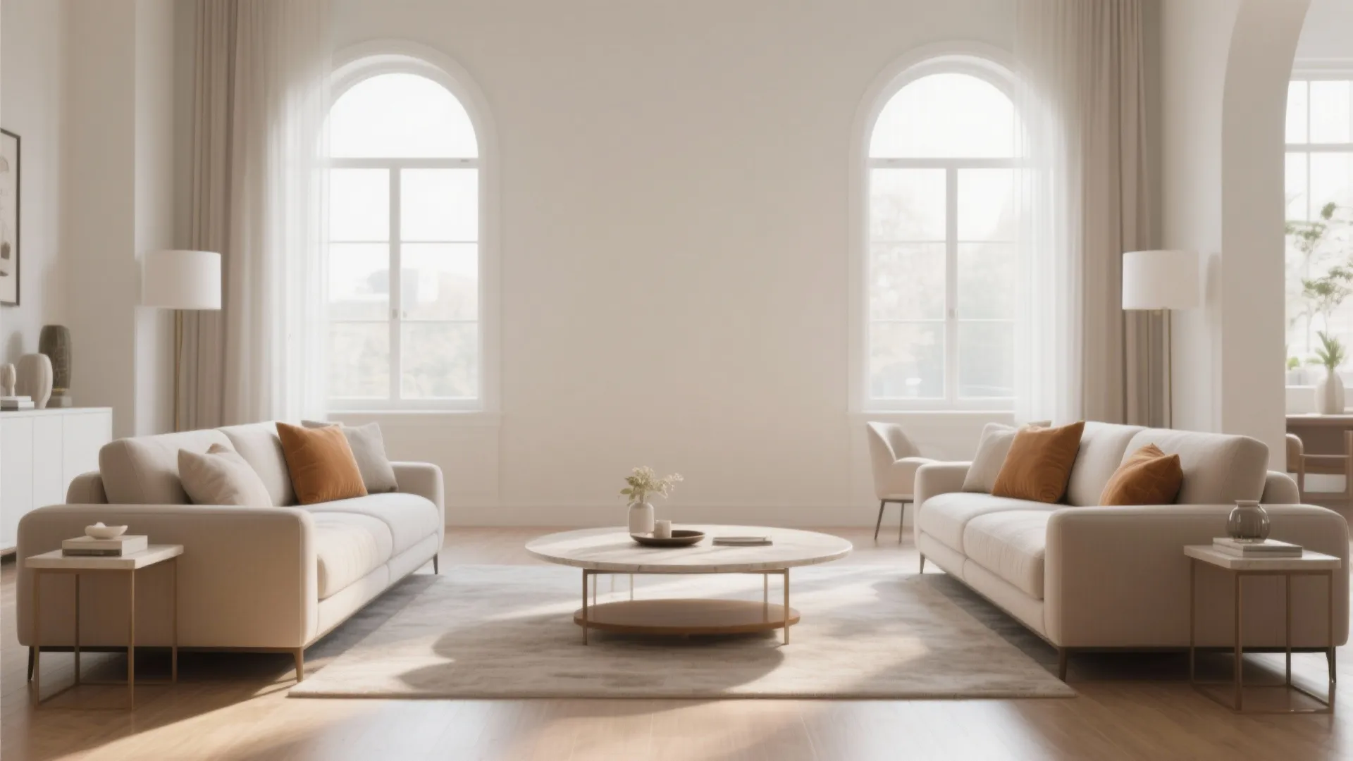 5. Symmetrical Seating for Balance