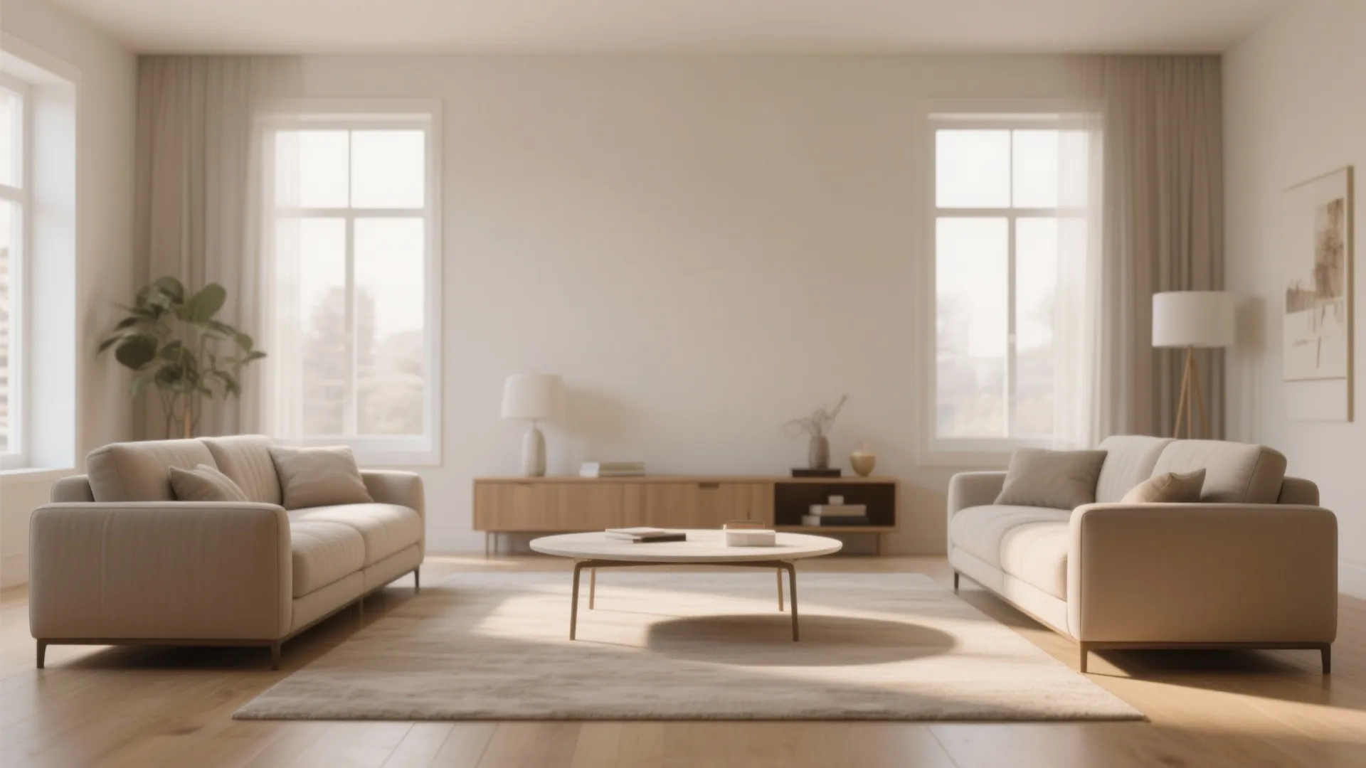 2. Symmetrical Seating for Balance