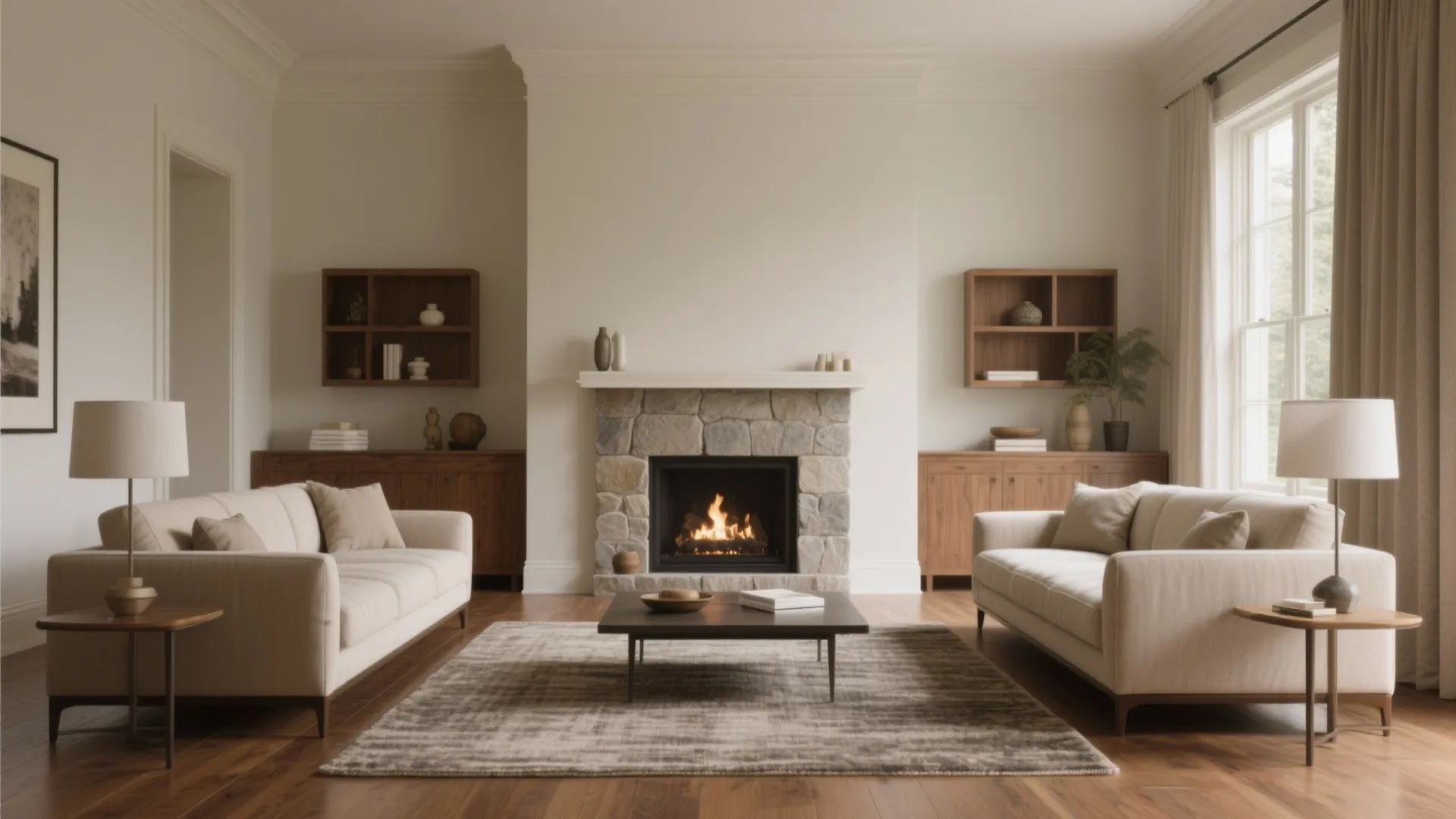 1. Symmetrical Sofa Face-Off