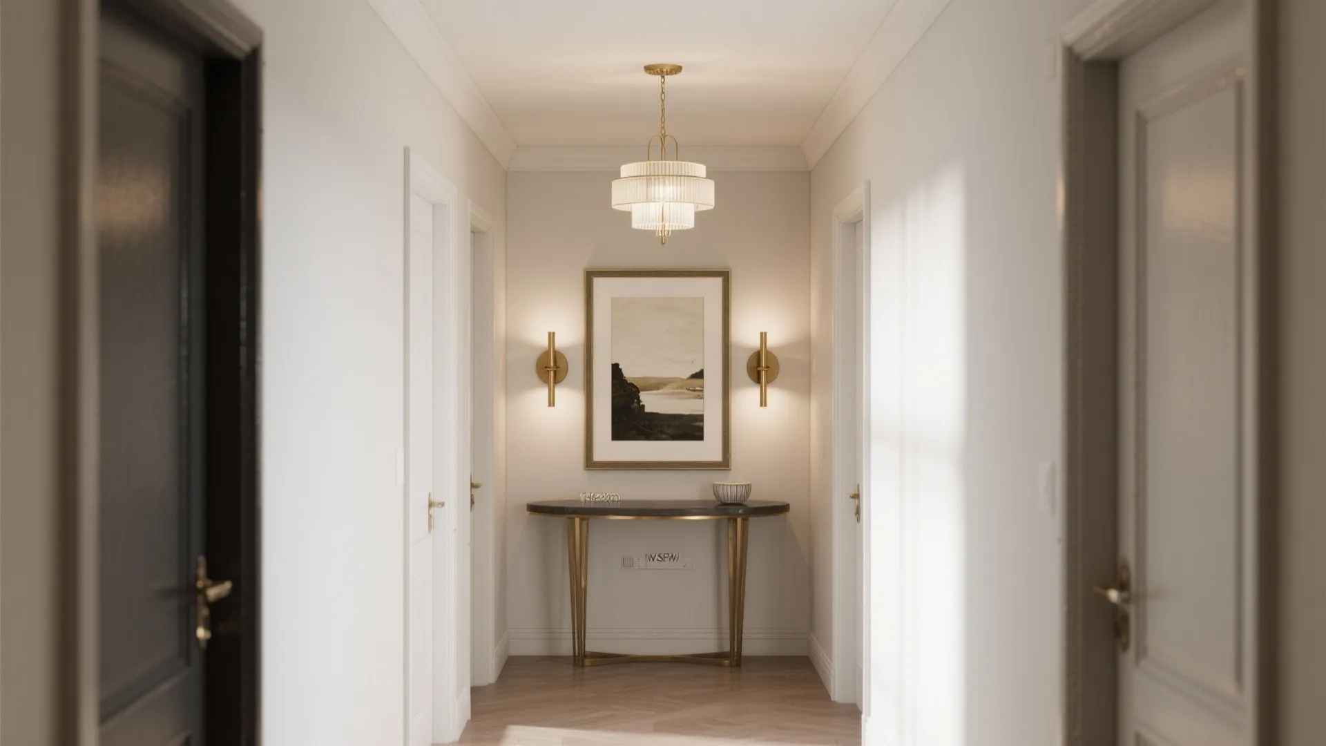 Symmetry with Statement Lighting