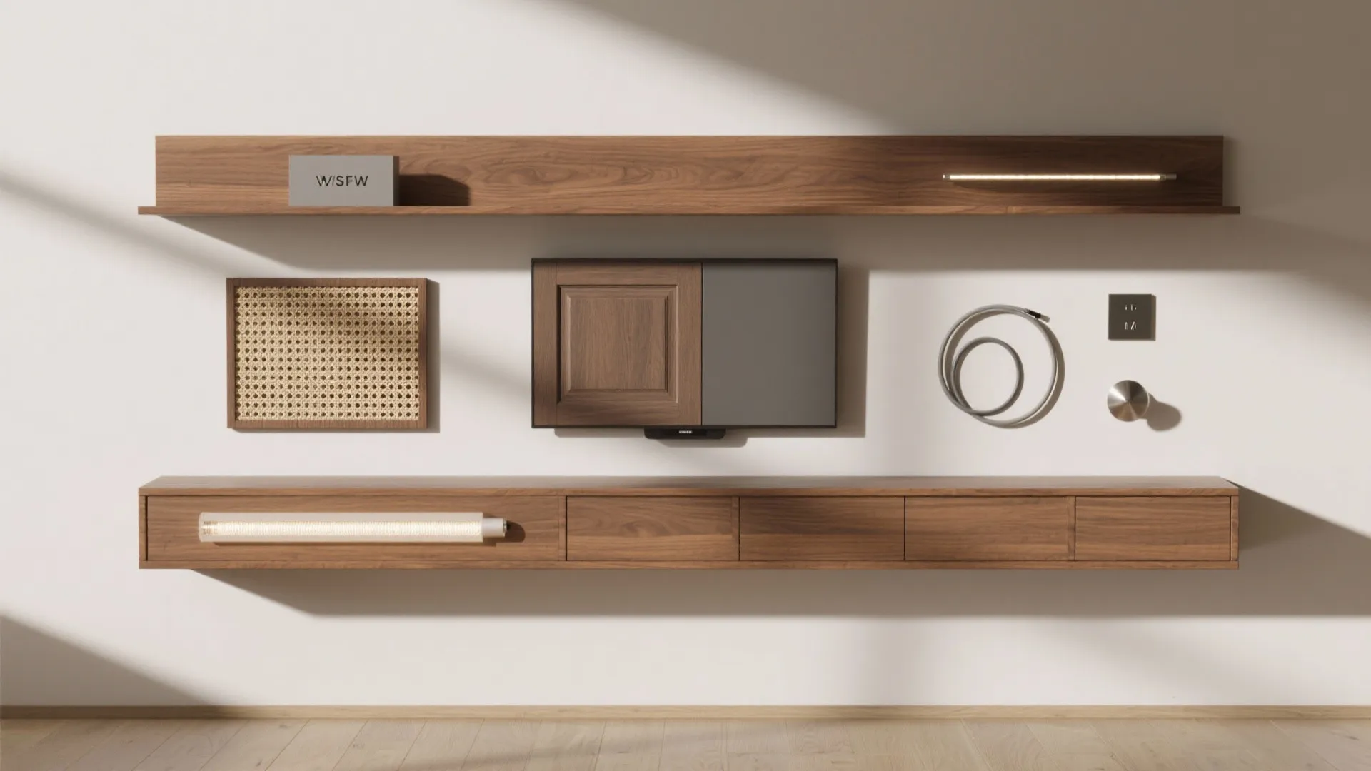 Symmetry with bookcases and a centered TV