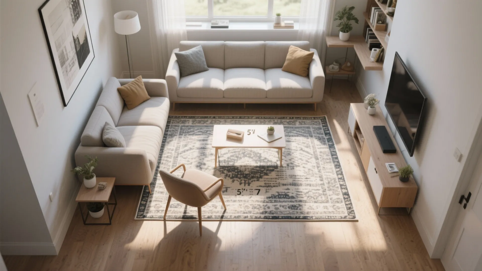 8. Symmetry with Furniture Placement