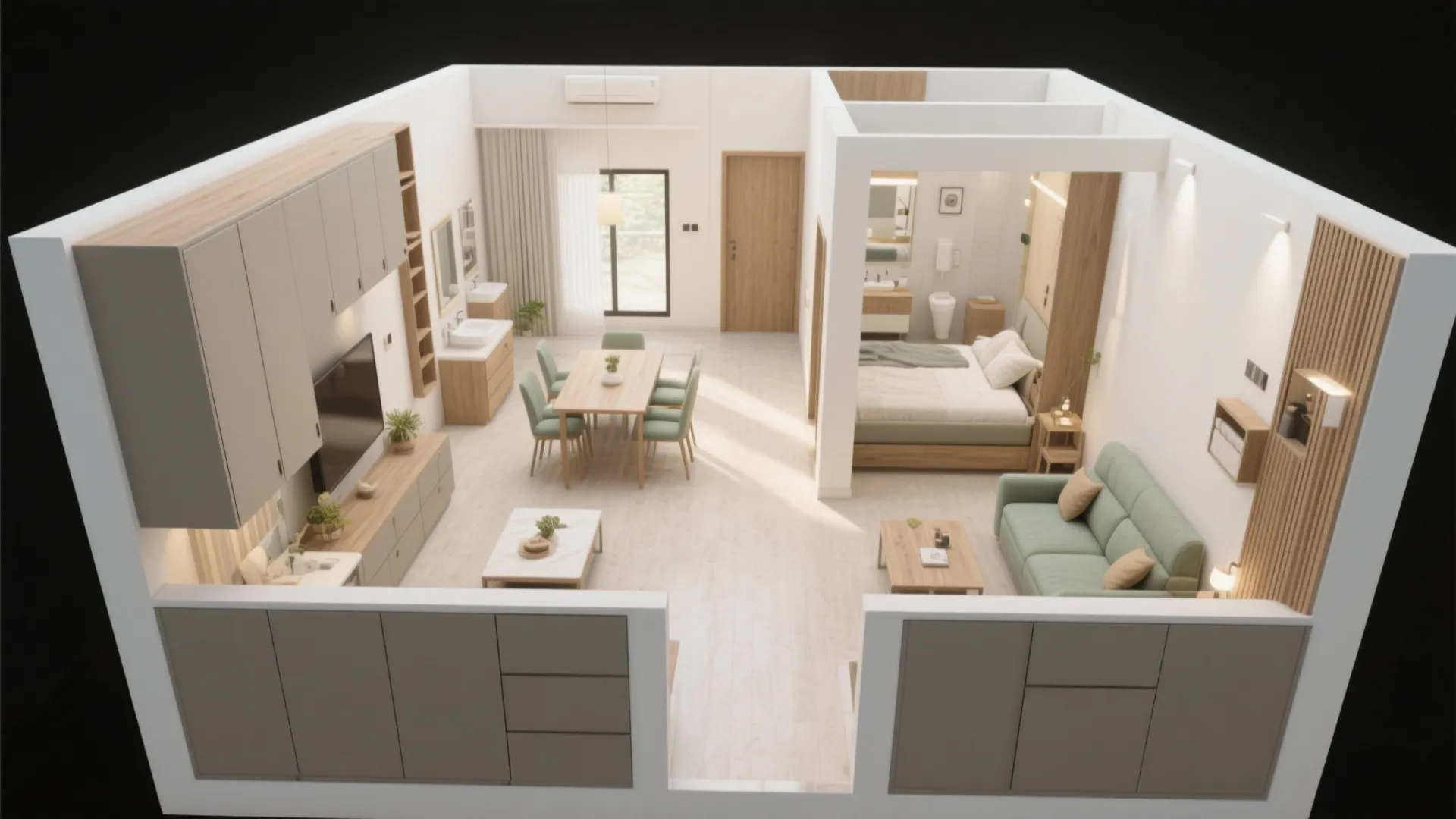 Circulation-first planning: shorter halls, longer walls