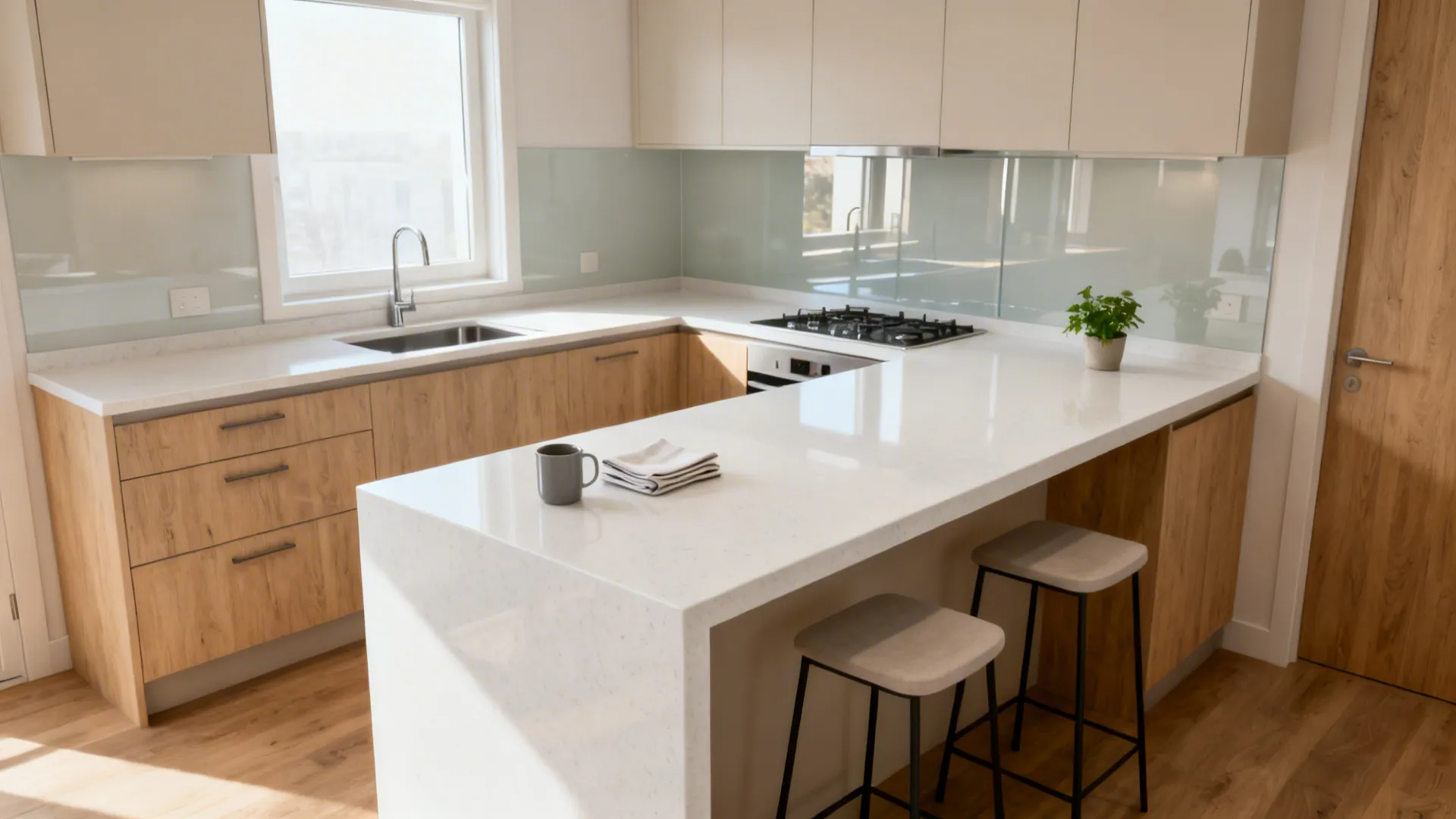 5 T-Shaped Kitchen Island Designs with Seating