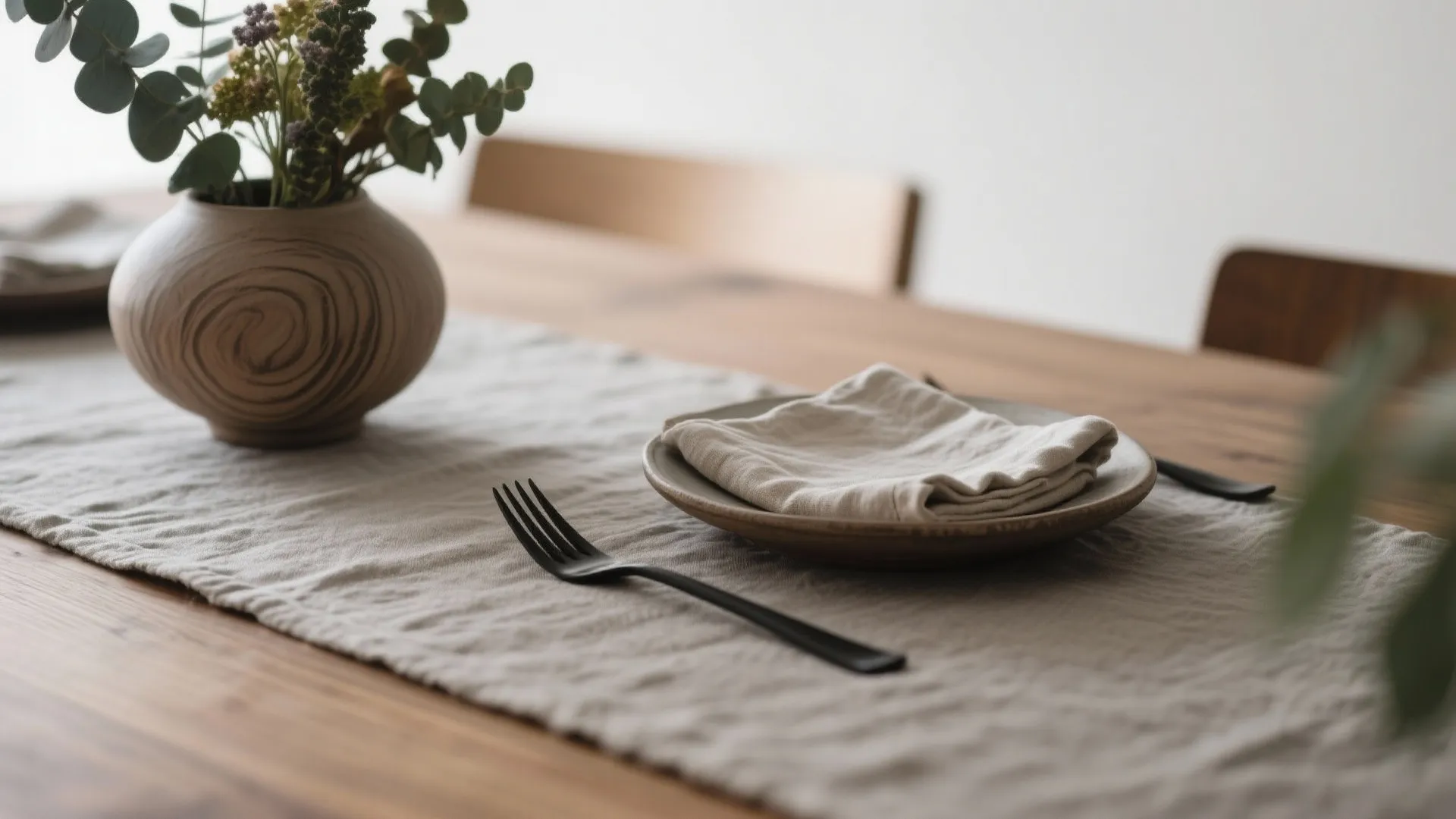 Idea 4: Edit the table setting, curate emptiness