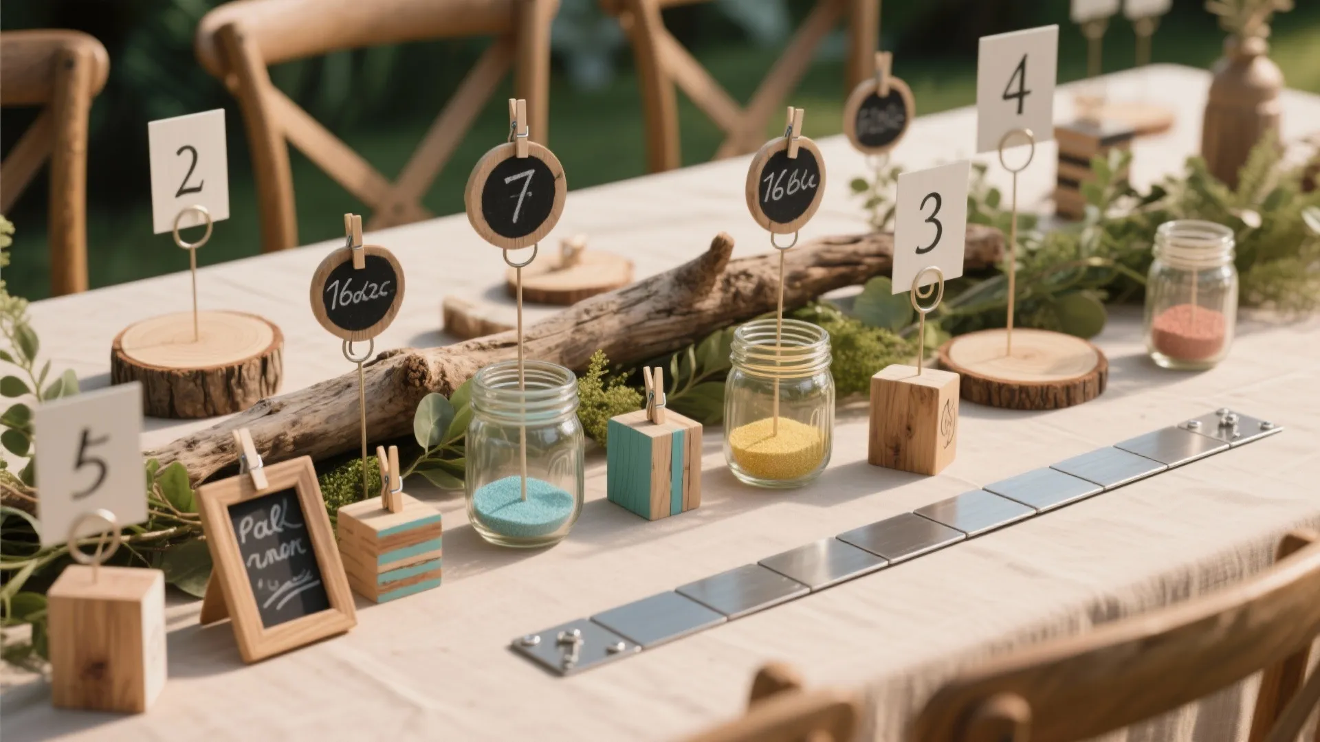 5 DIY Table Number Holders: Quick, creative and budget-friendly table number holder ideas I actually used