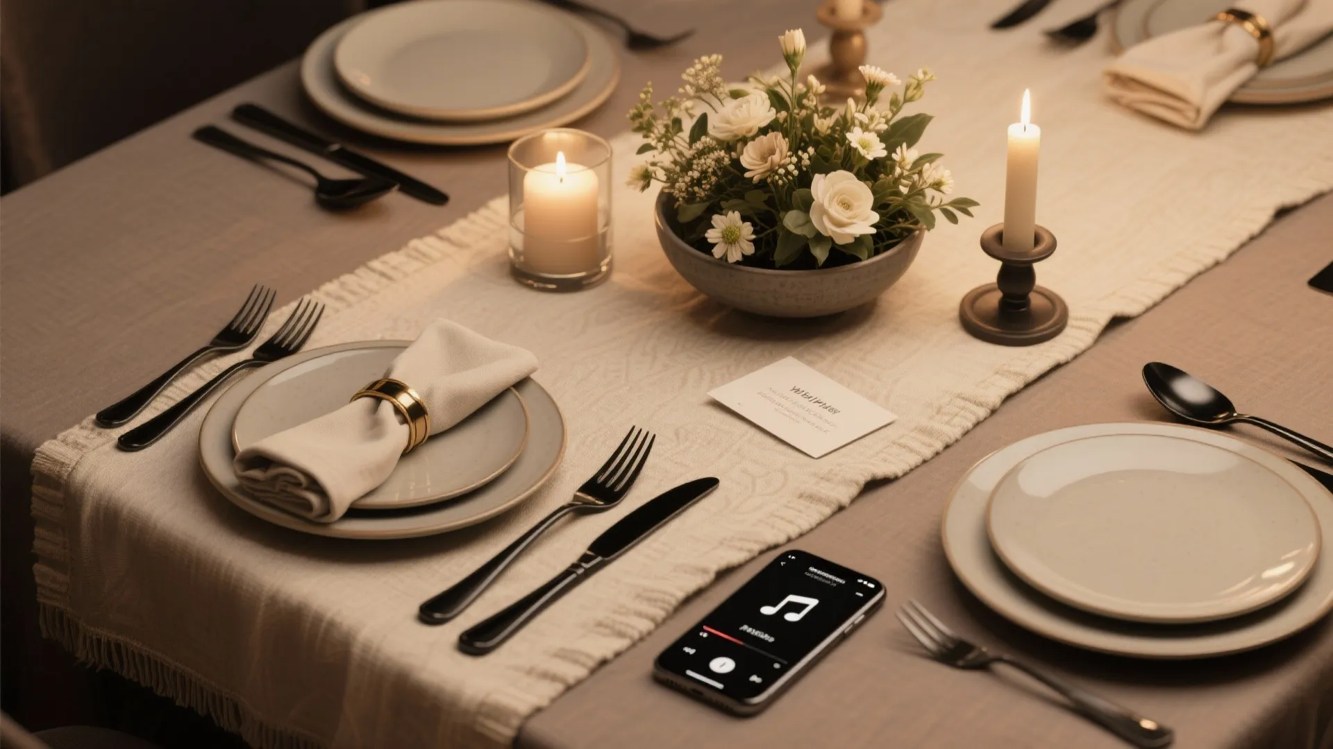 Table Setting Rituals: Textures, Scents, and Sound
