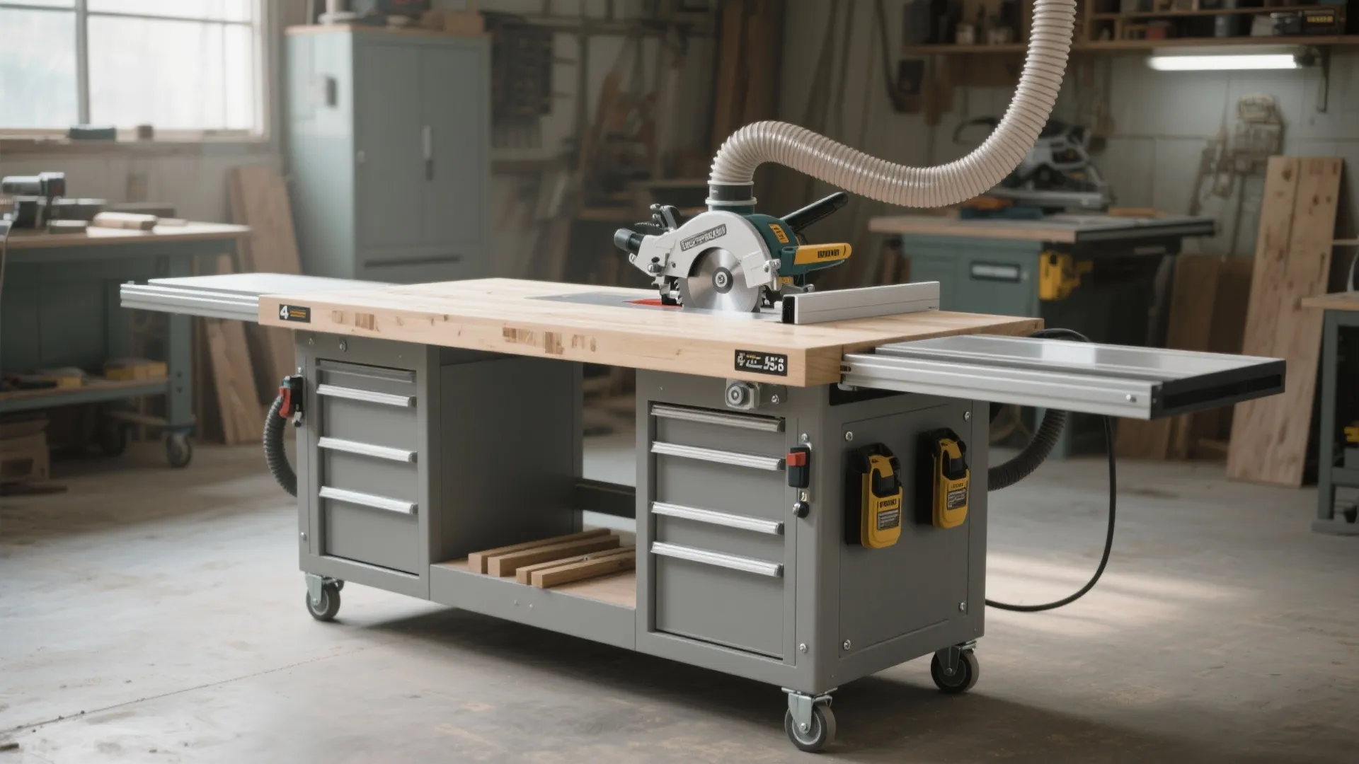 DIY Table Saw Stand: Create the Perfect Workspace: 1 Minute to a More Organized Workshop—Fast-Track Guide to a DIY Table Saw Stand