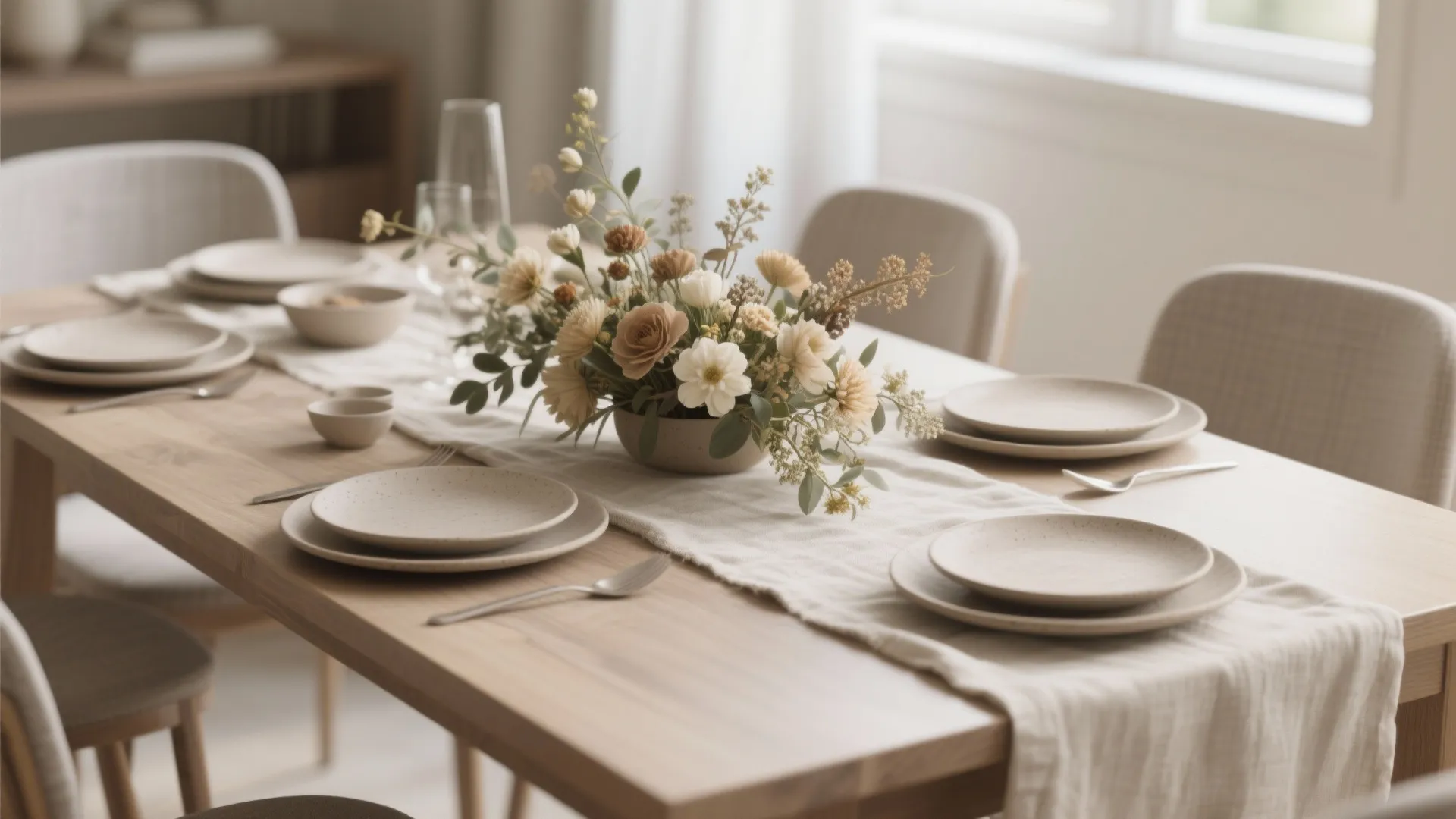 10. Thoughtful Table Styling