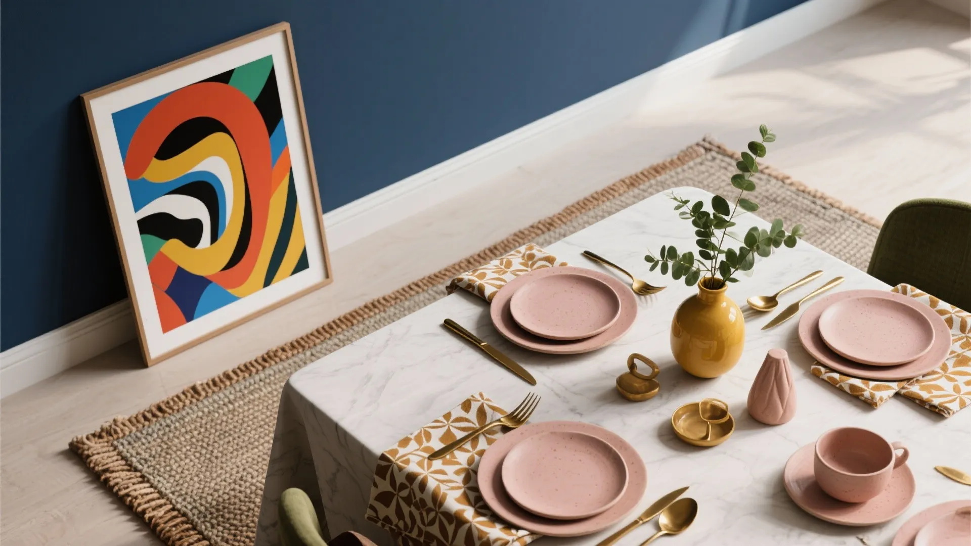 5. Add personality with art and table styling