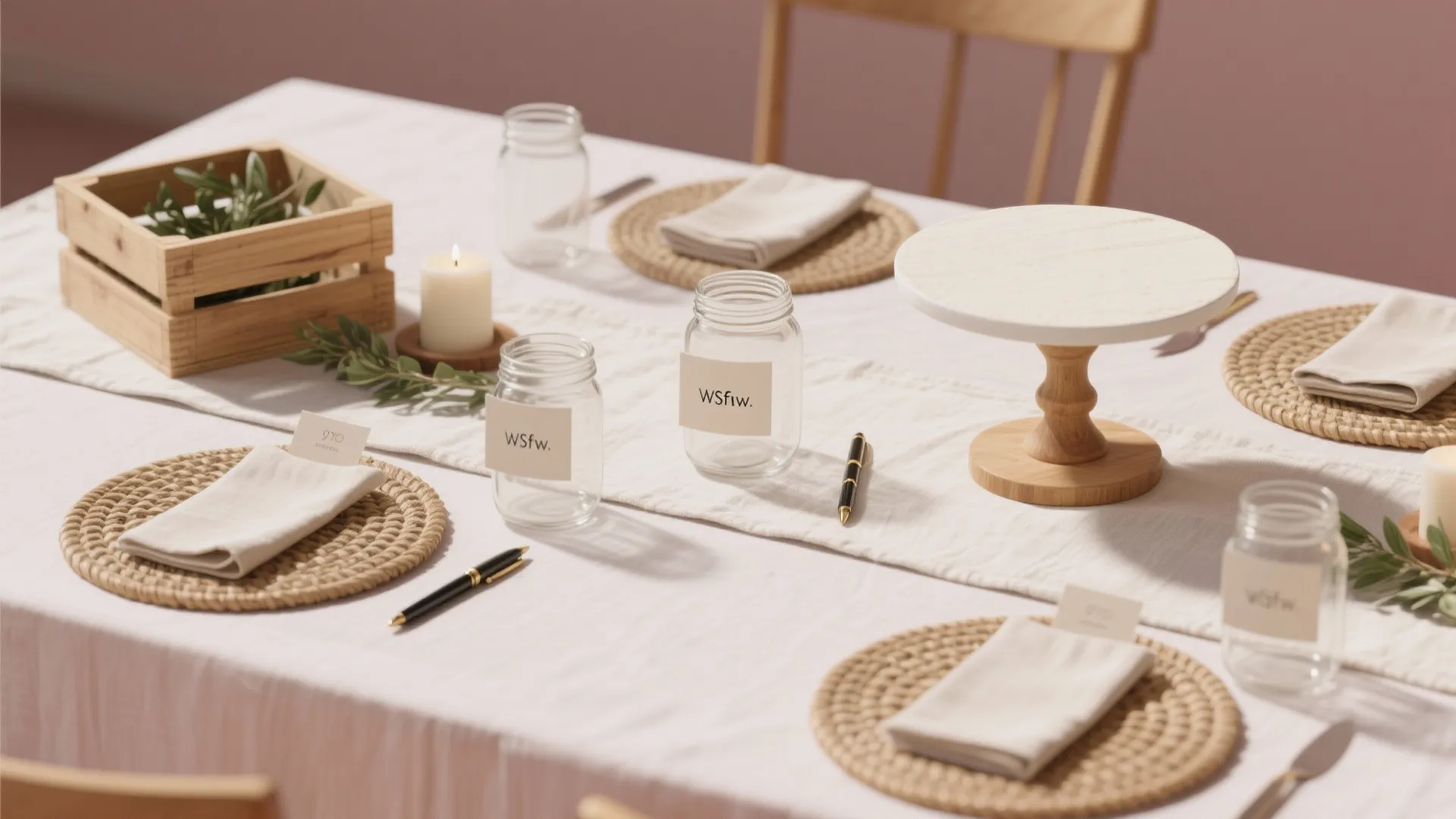 Styled Tablescape and Snack Station: Height, Texture, and Easy Reach