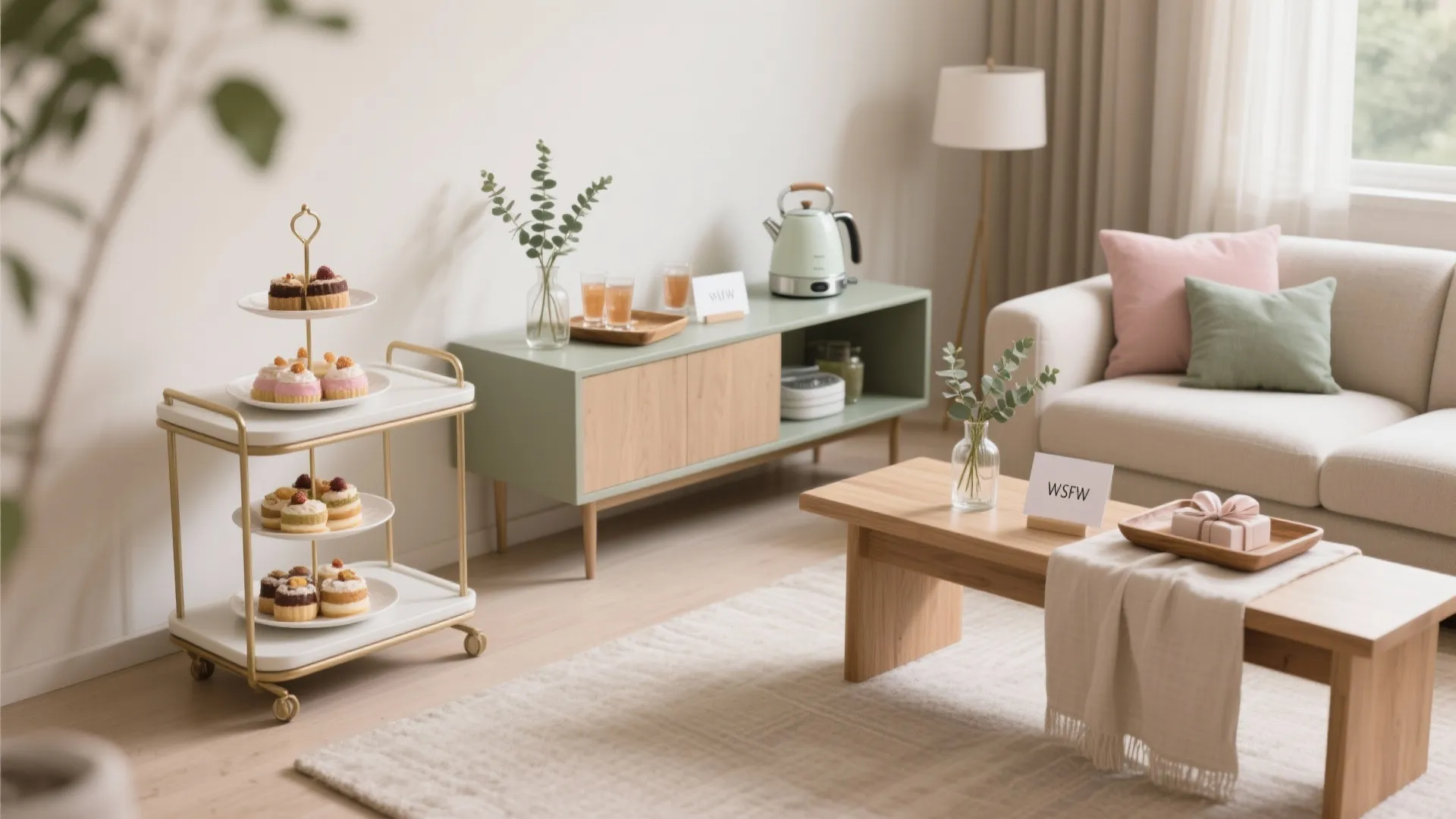 Tablescape Zones: Dessert, Drinks, and Gifts