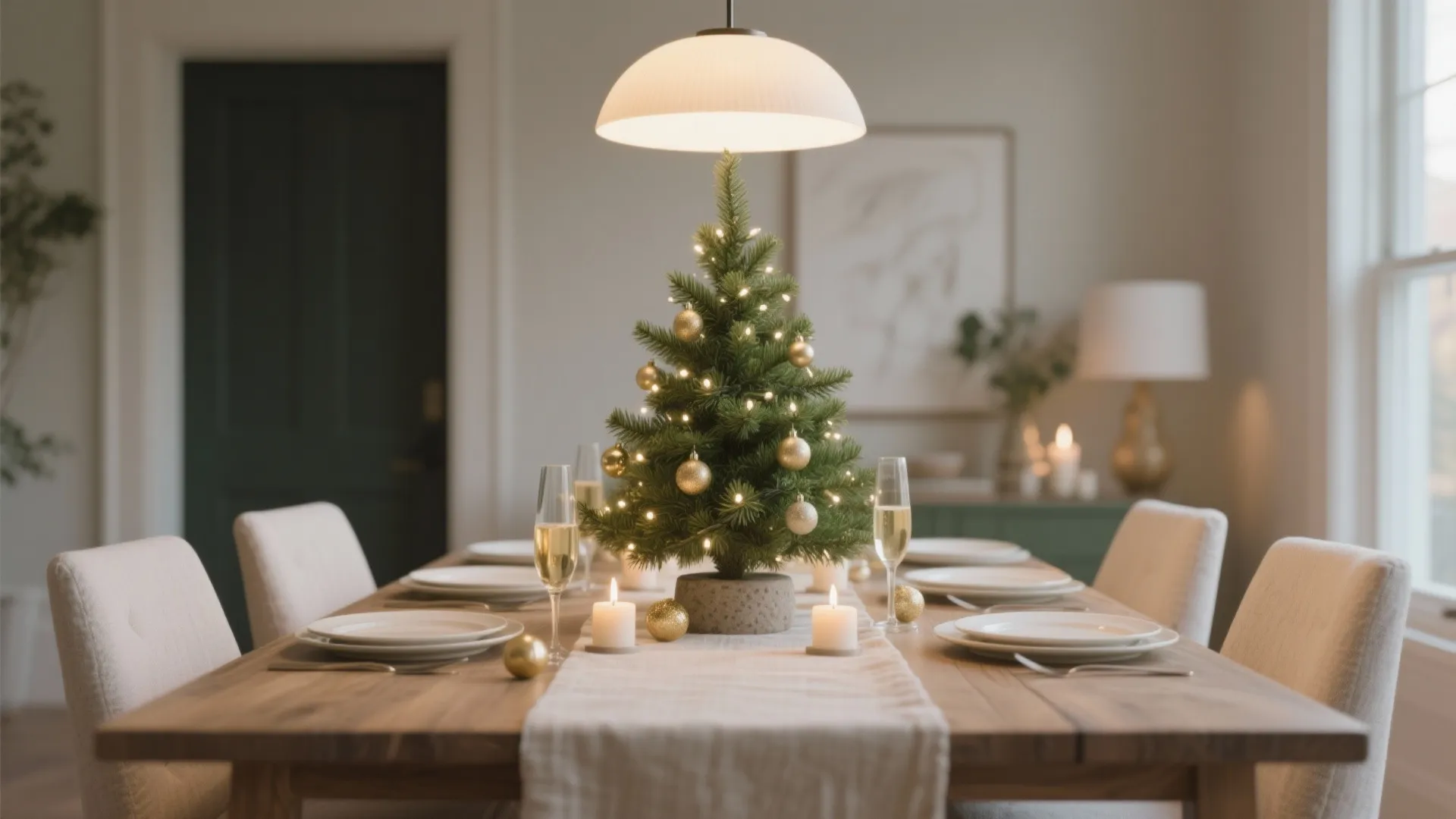 Small Xmas Tree for Table: Chic Holiday Decor Ideas: 1 Minute to Festive Tabletop Magic—Effortless Mini Xmas Tree Tips