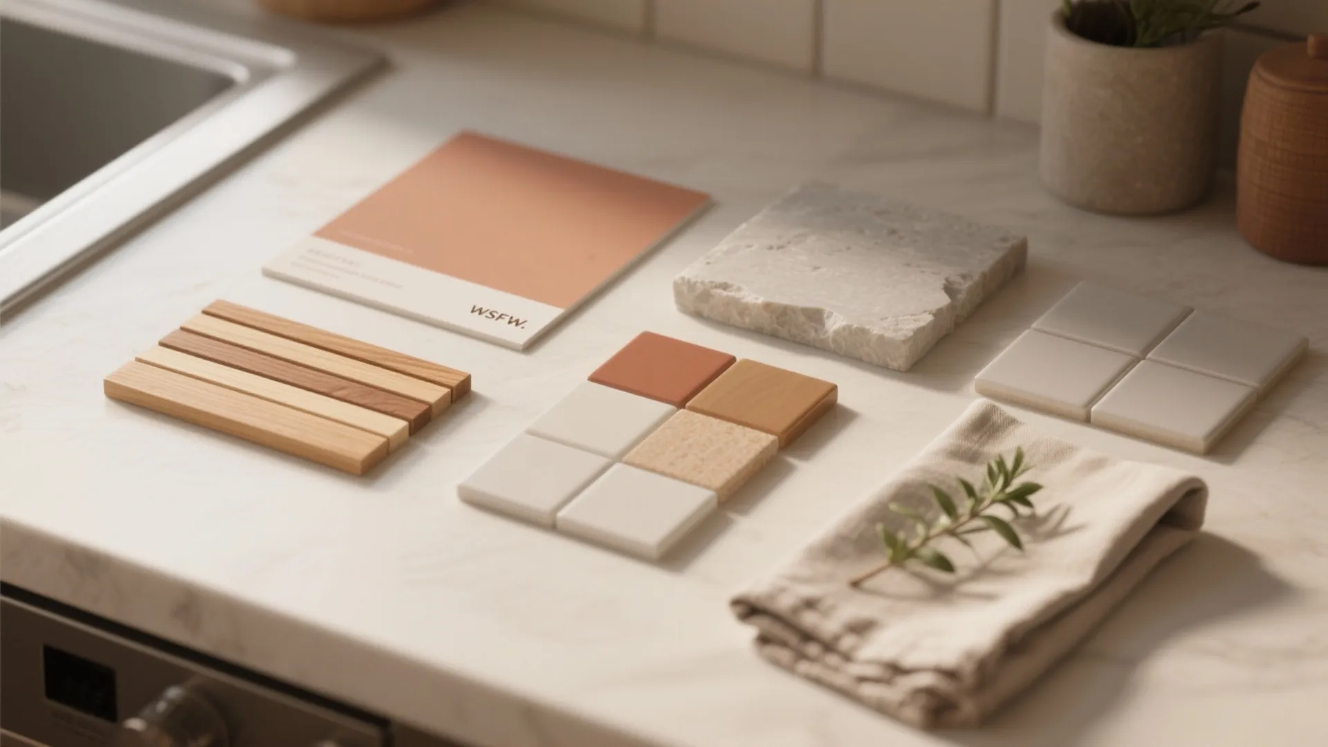 1. Embrace warm tones and tactile materials