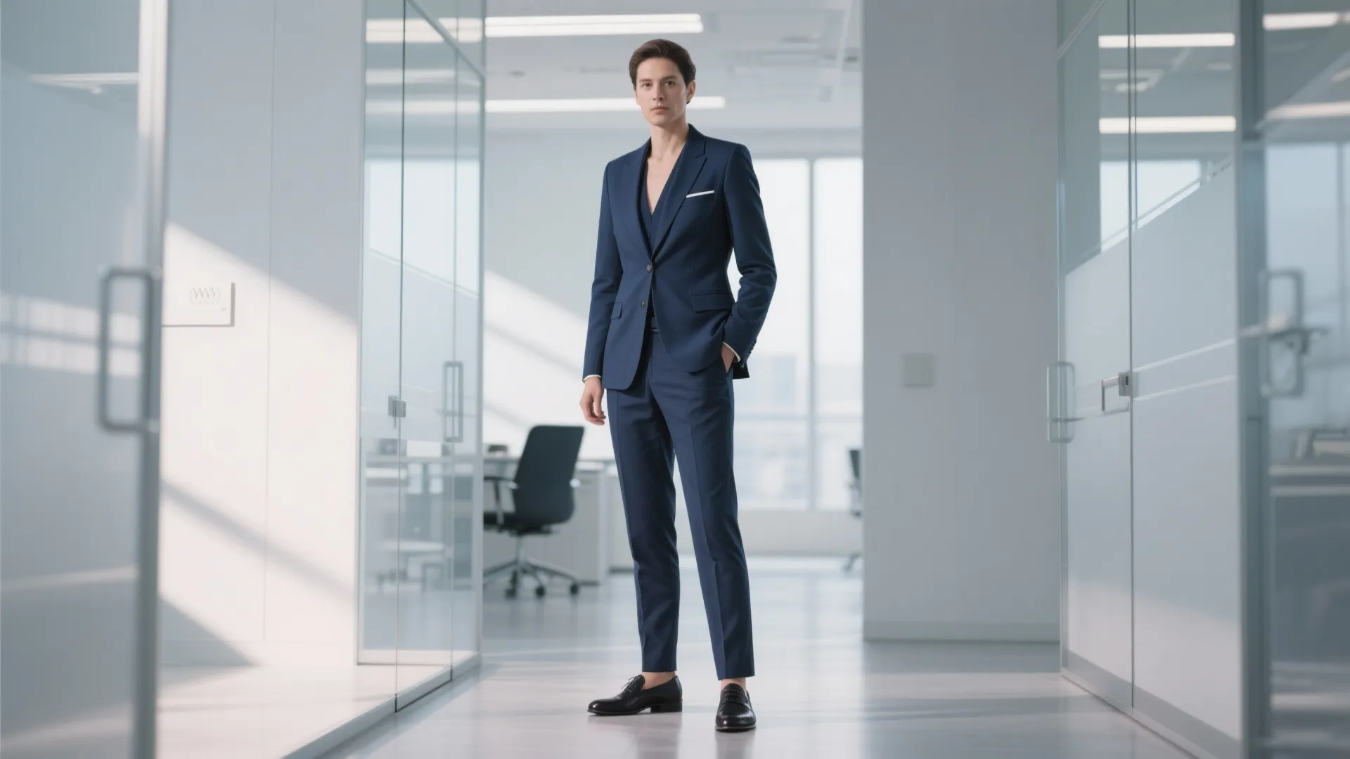 1. The Tailored Blazer & Slim Pants