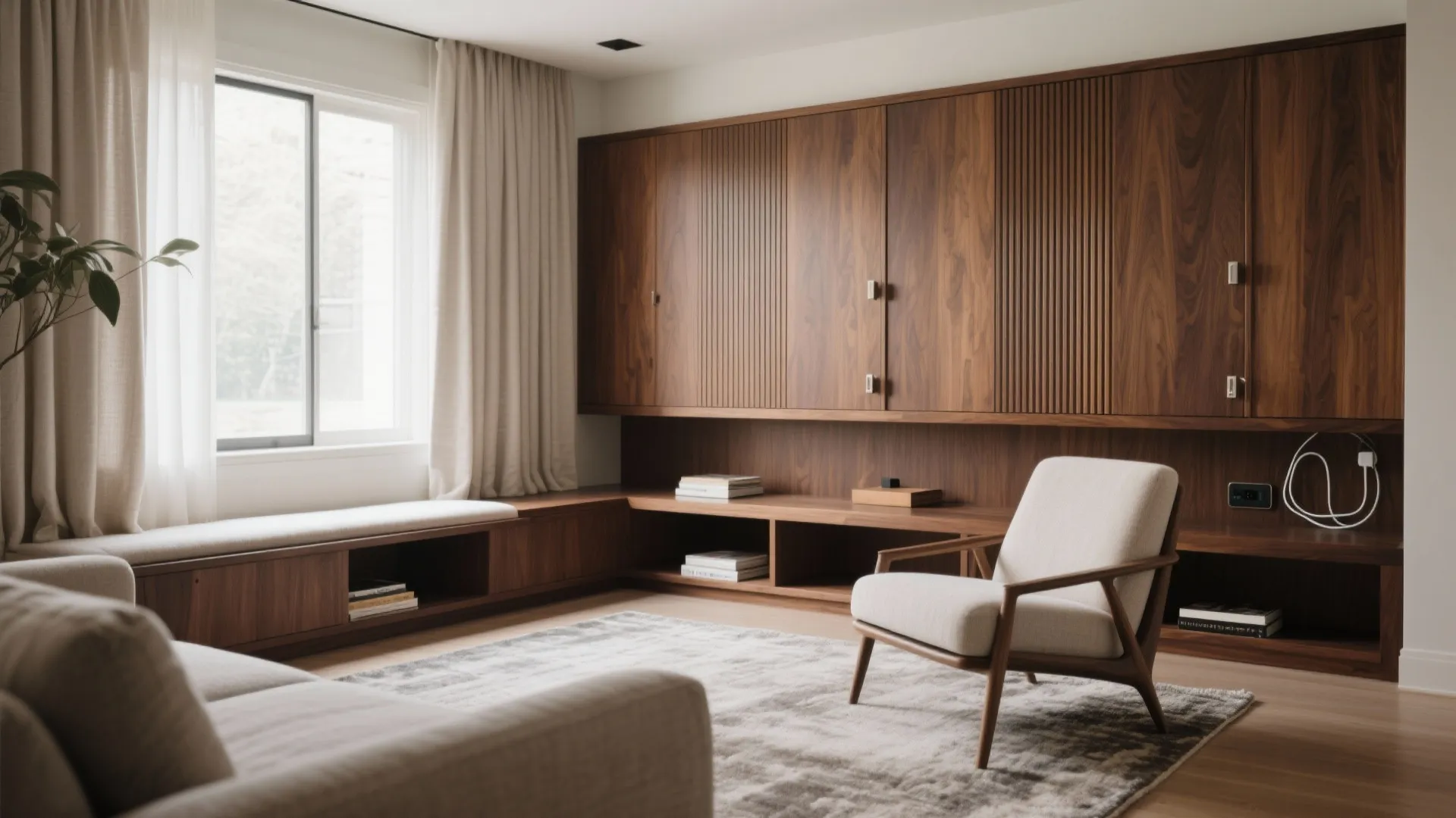 Tailored Millwork and Hidden Storage