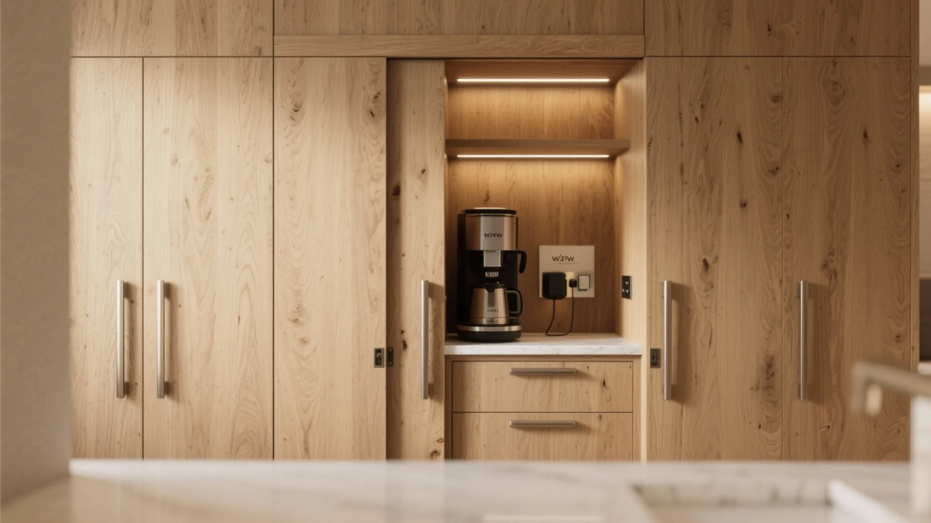 Tailored millwork that hides the mess, shows the craft