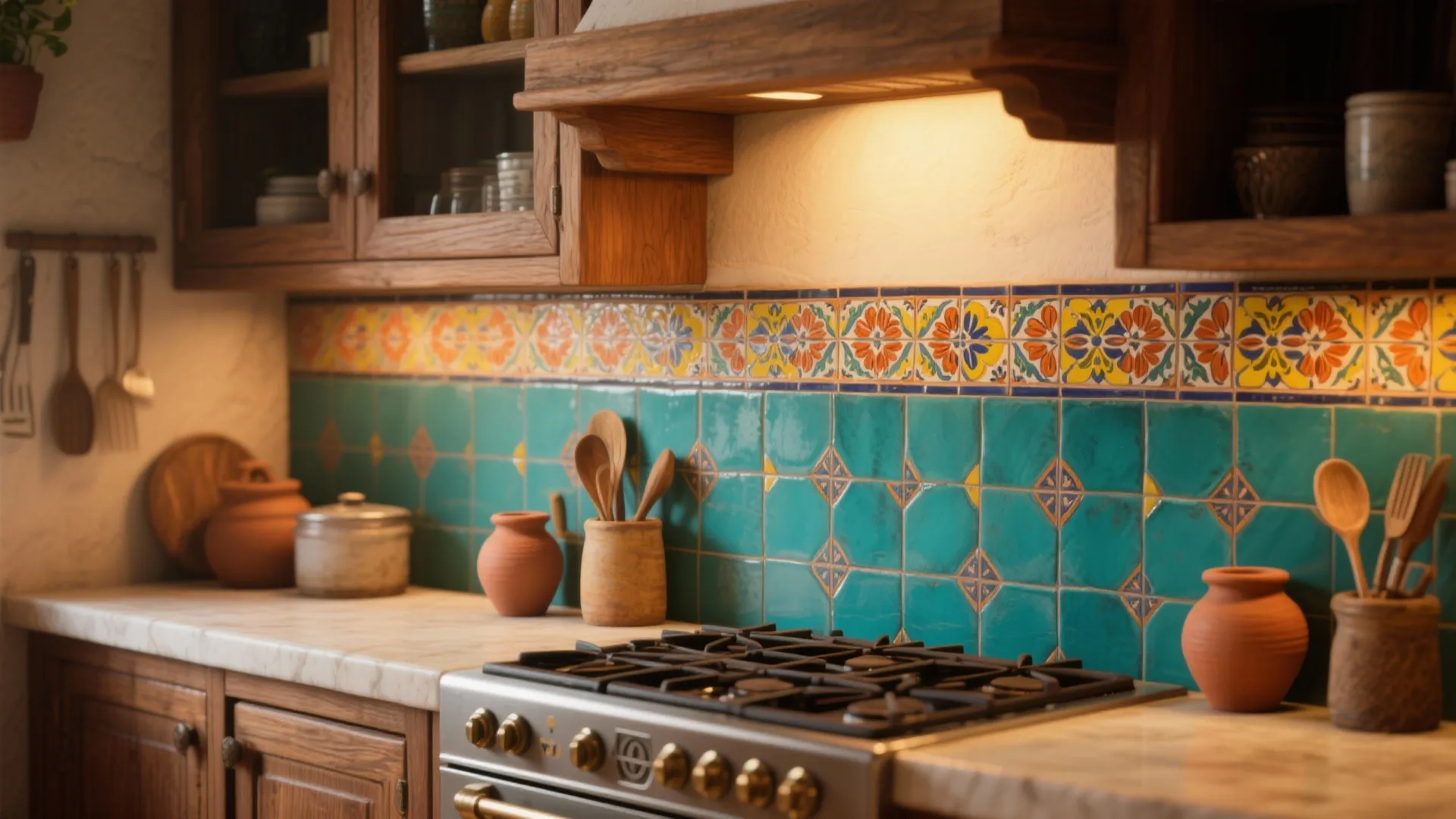 1. Color-first backsplash—make tiles the focal point