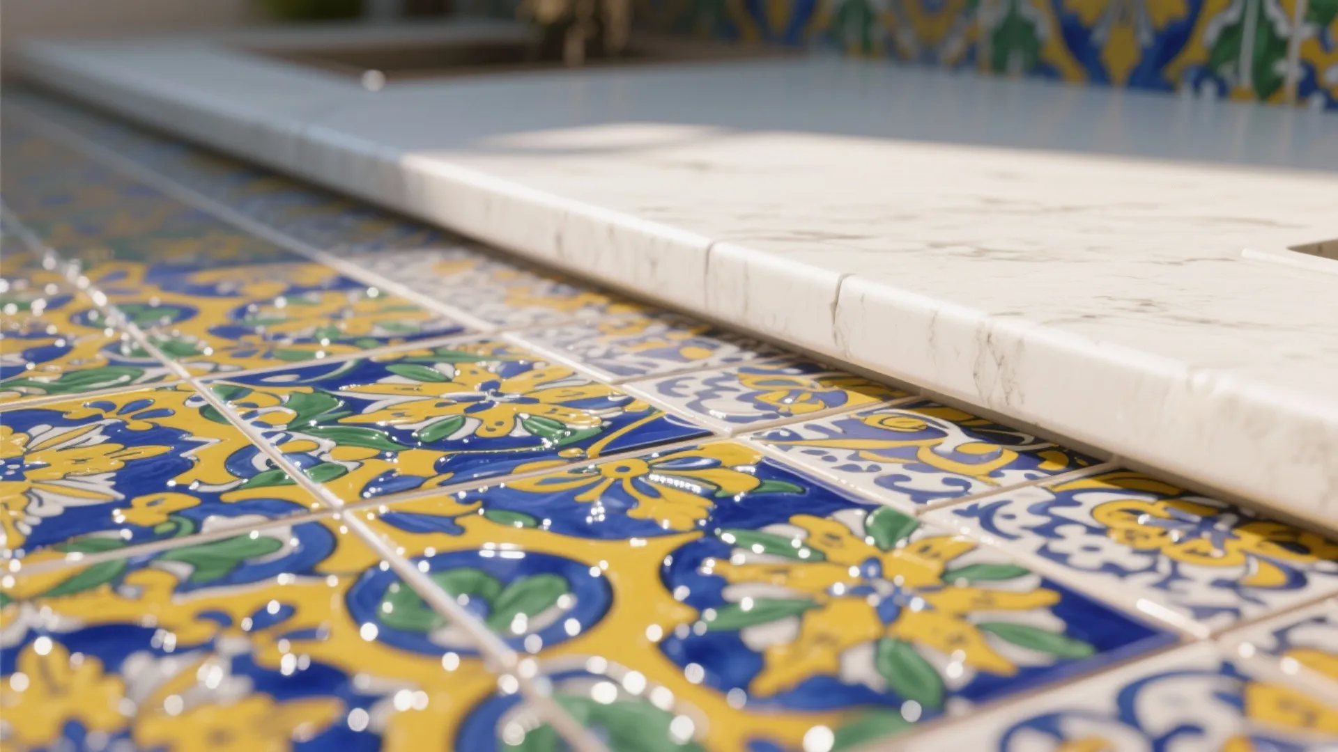 1. Bold Talavera Tiles