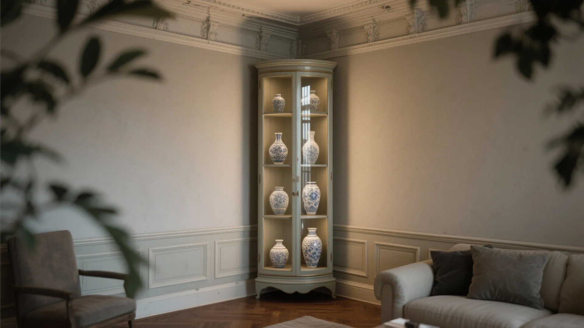 10. Tall Accent Cabinet