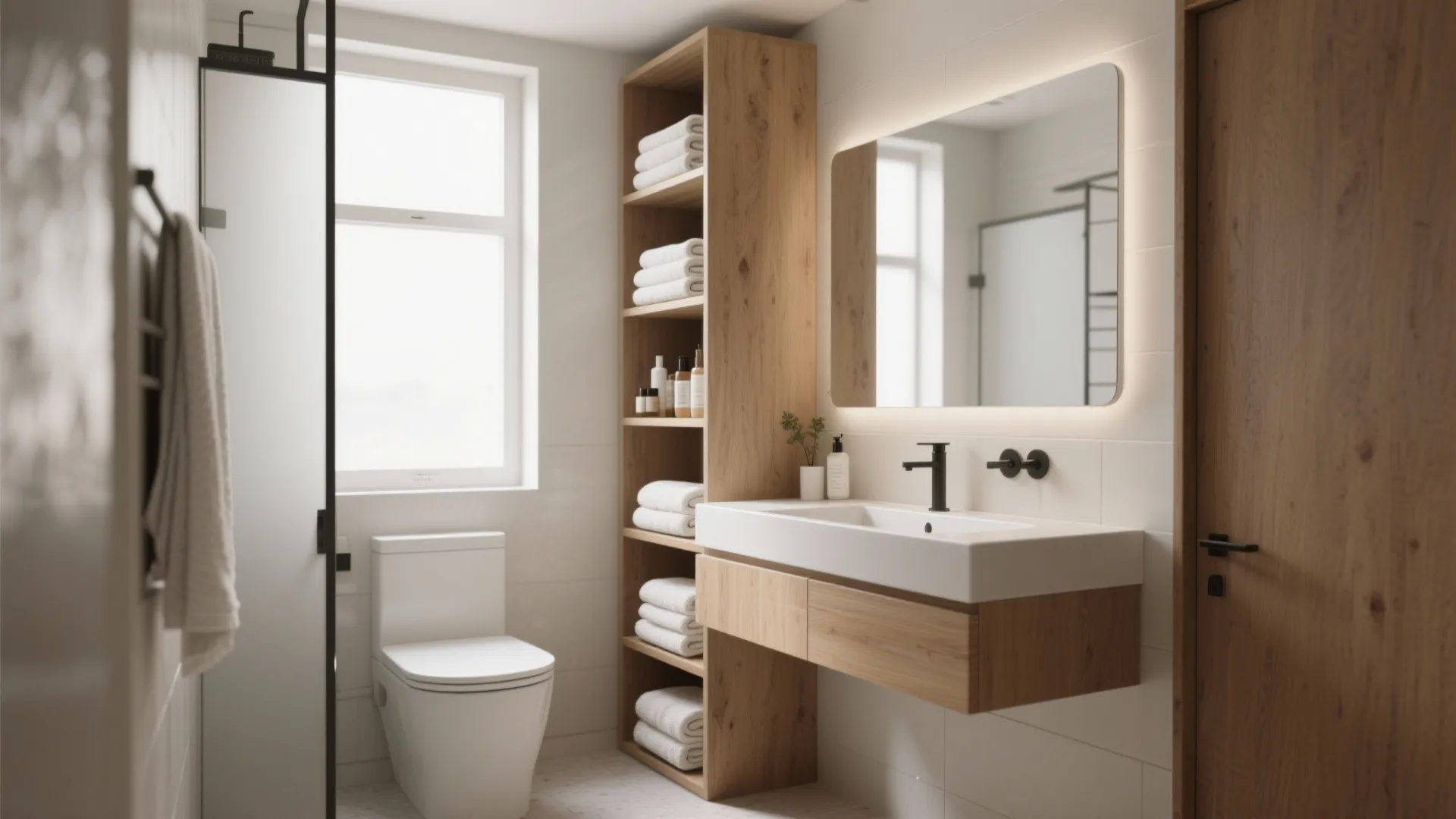 5. Tall Shelving Towers