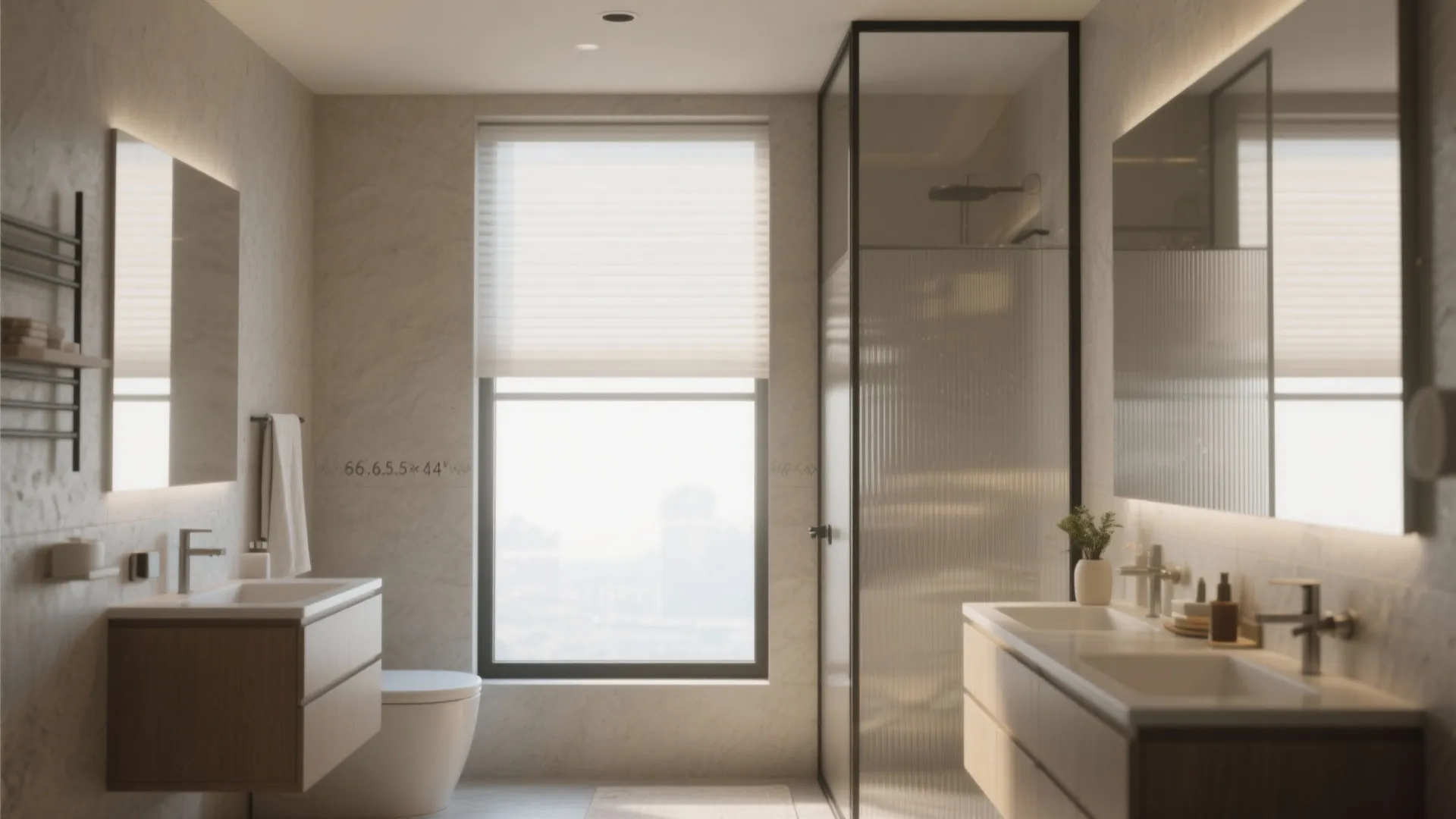 10 Window Covering Ideas for a 46.75 x 84 Bathroom: Creative ways to style and protect your extra-tall bathroom window