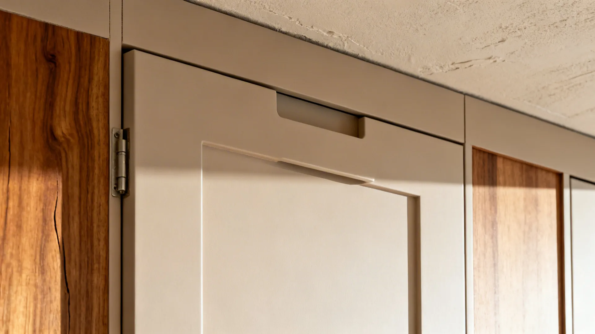 1) Minimalist Tall Cabinets for Vertical Storage