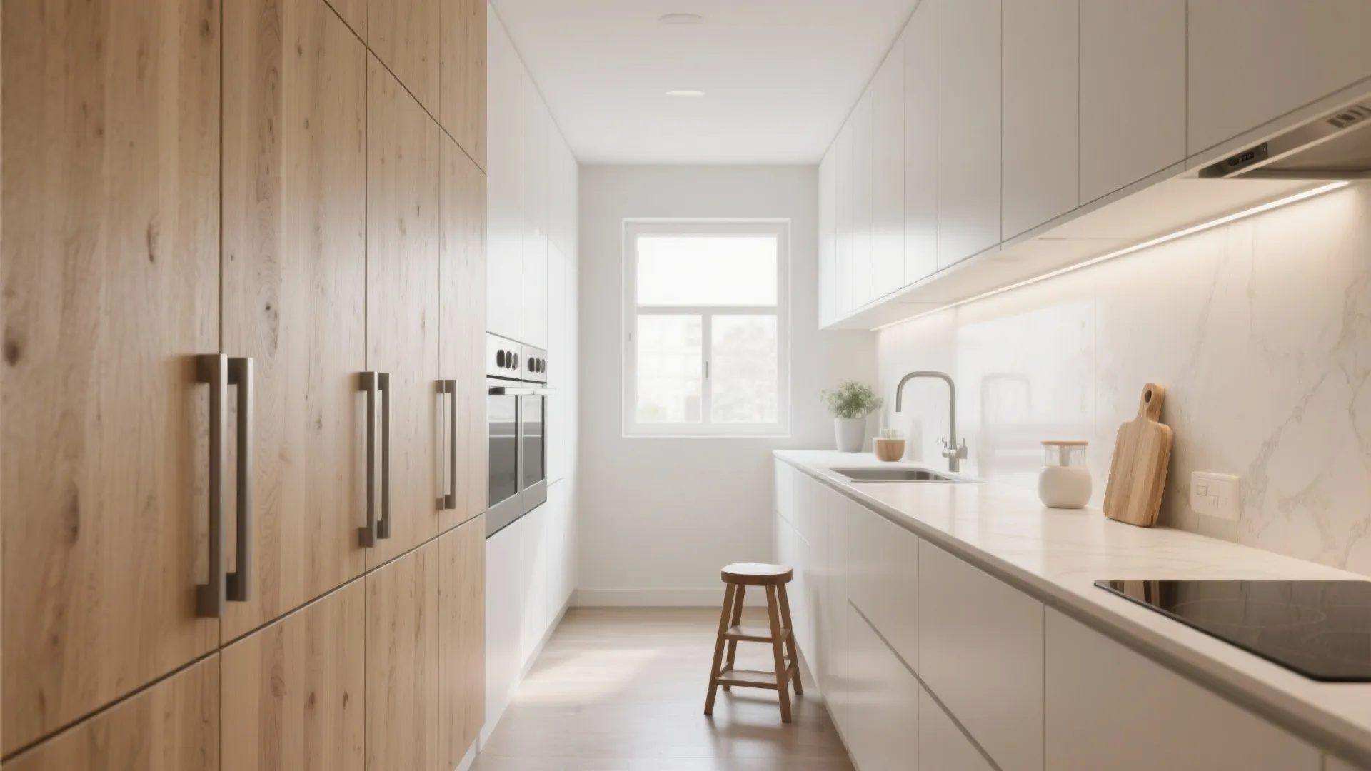 1. Go Vertical with Tall Cabinets