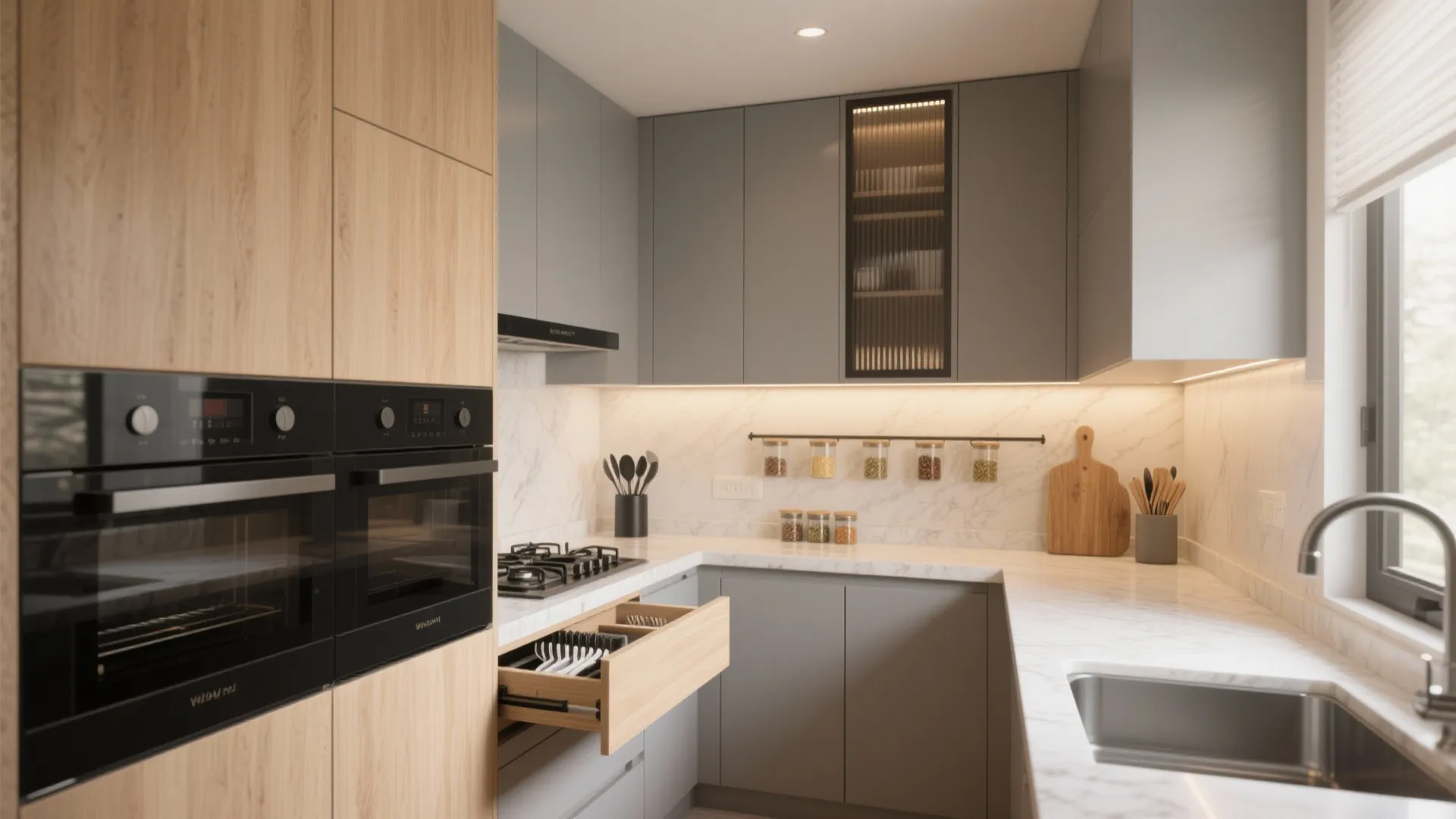 Minimalist Kitchen Storage That Works Hard