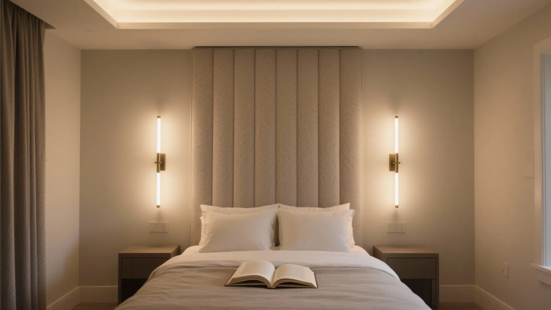 5) Tall ceilings: raise height and narrow the beam