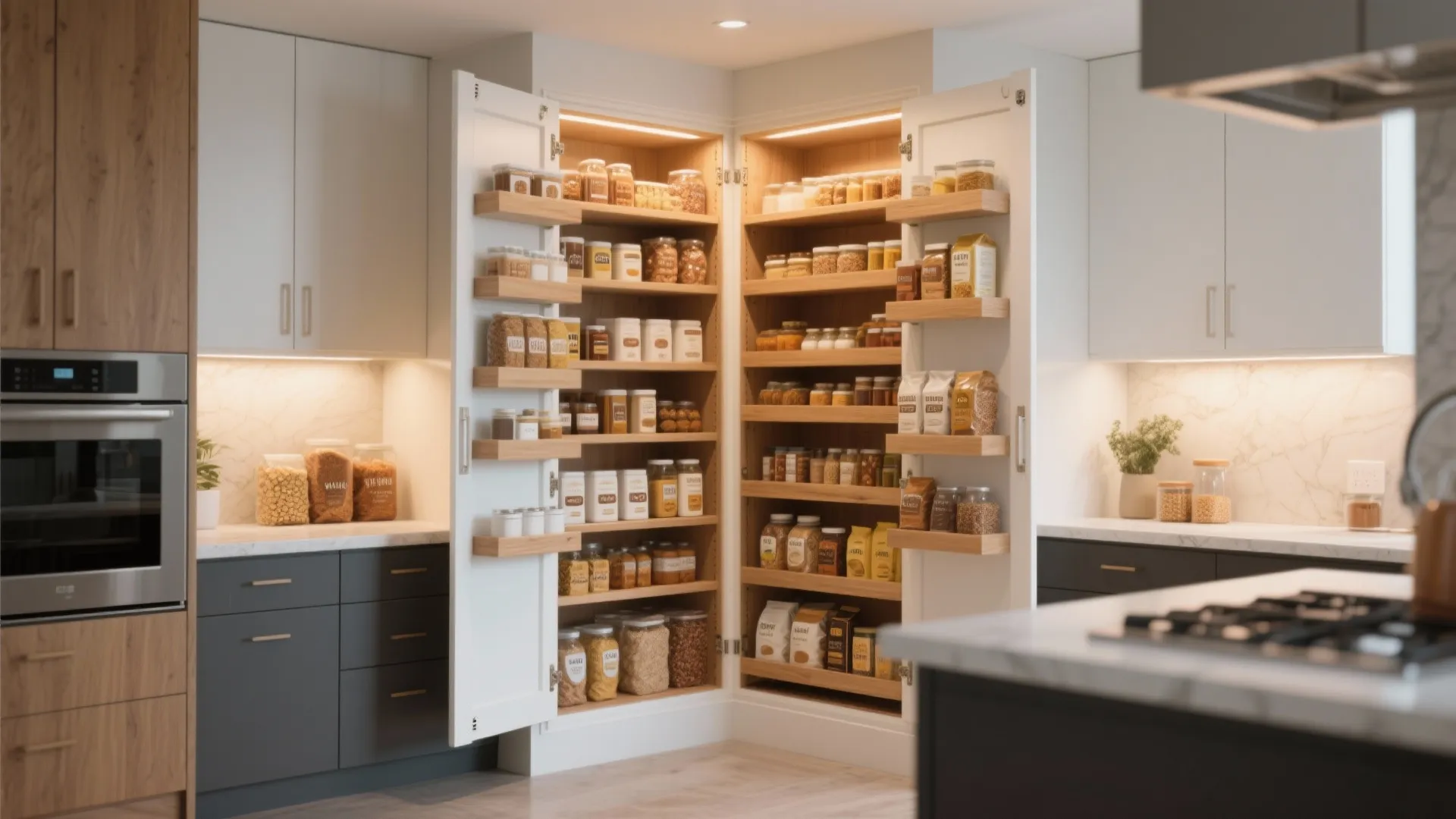 9. Tall Corner Pantry