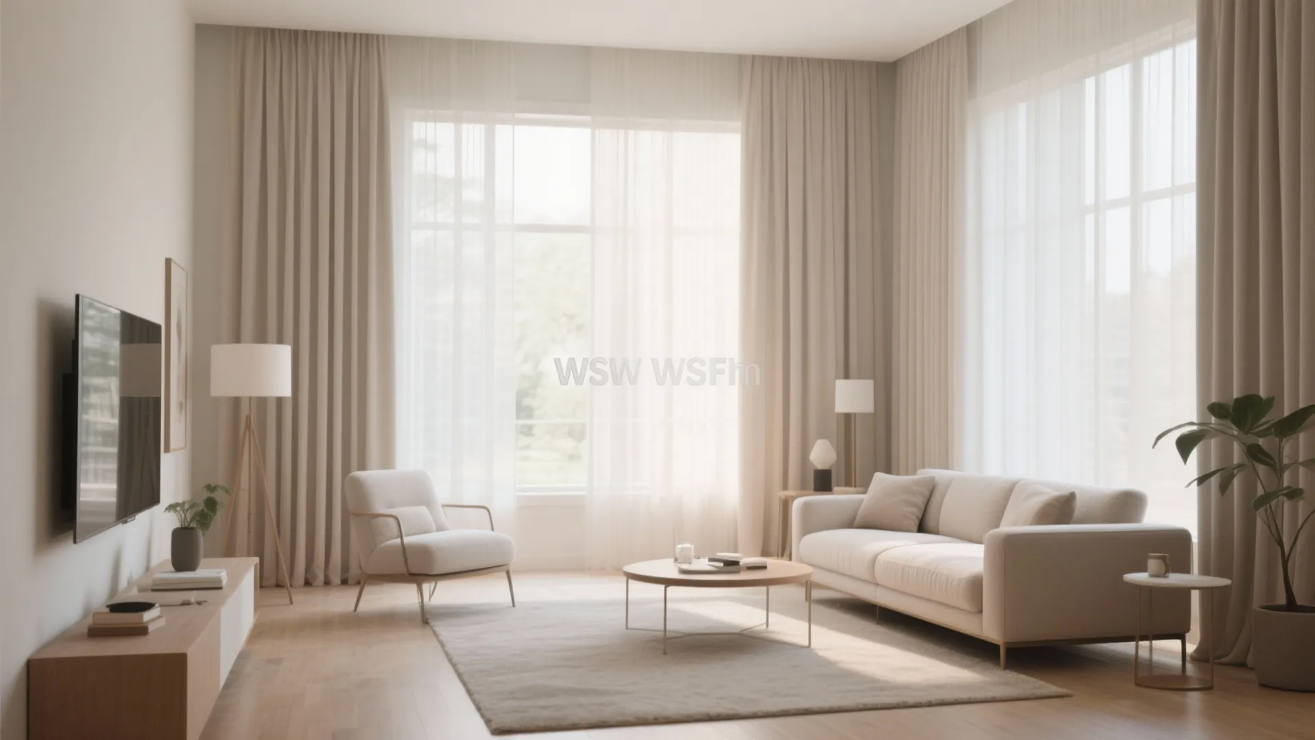 Window treatments for height illusion