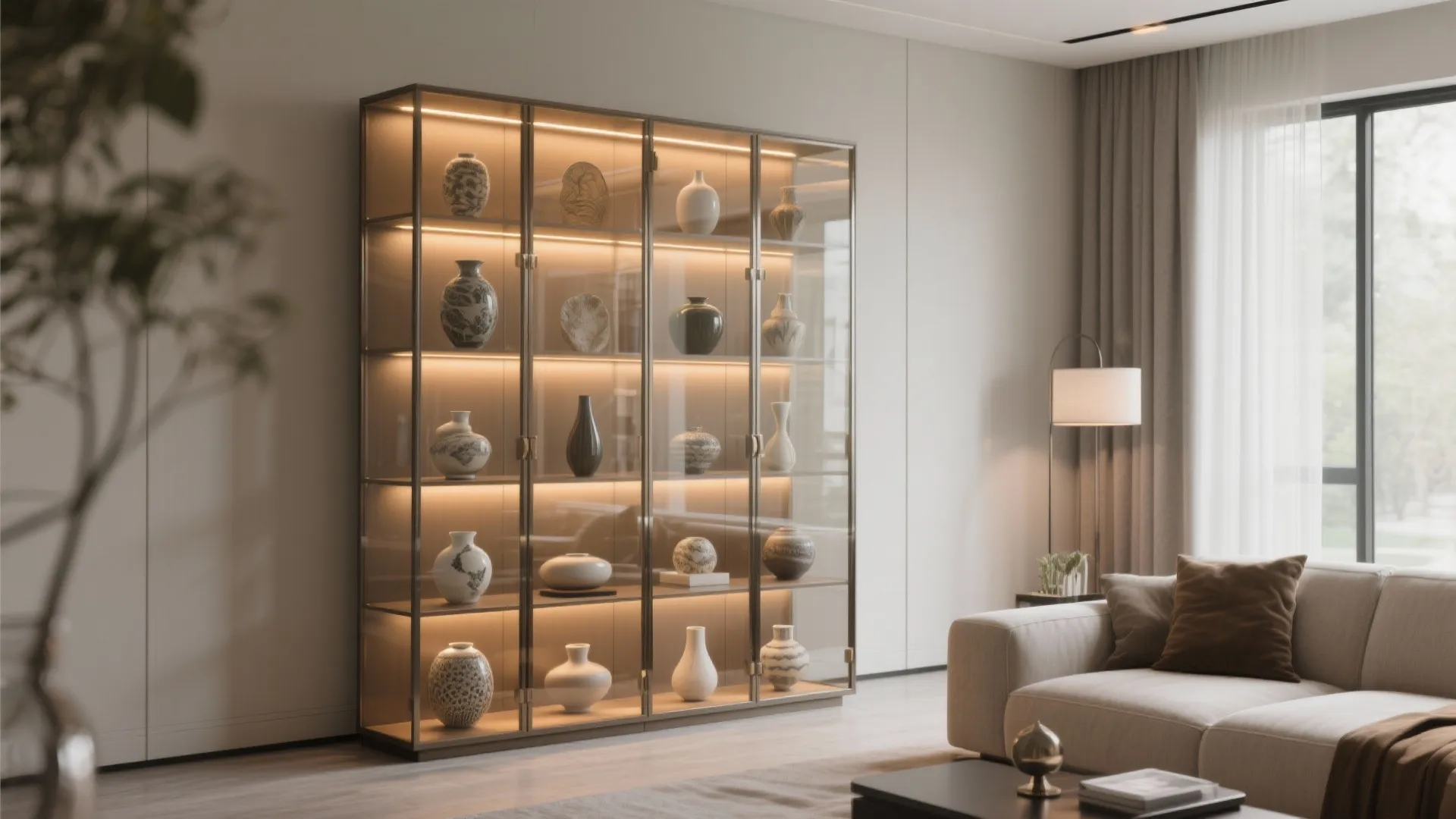 6. Tall Display Cabinet