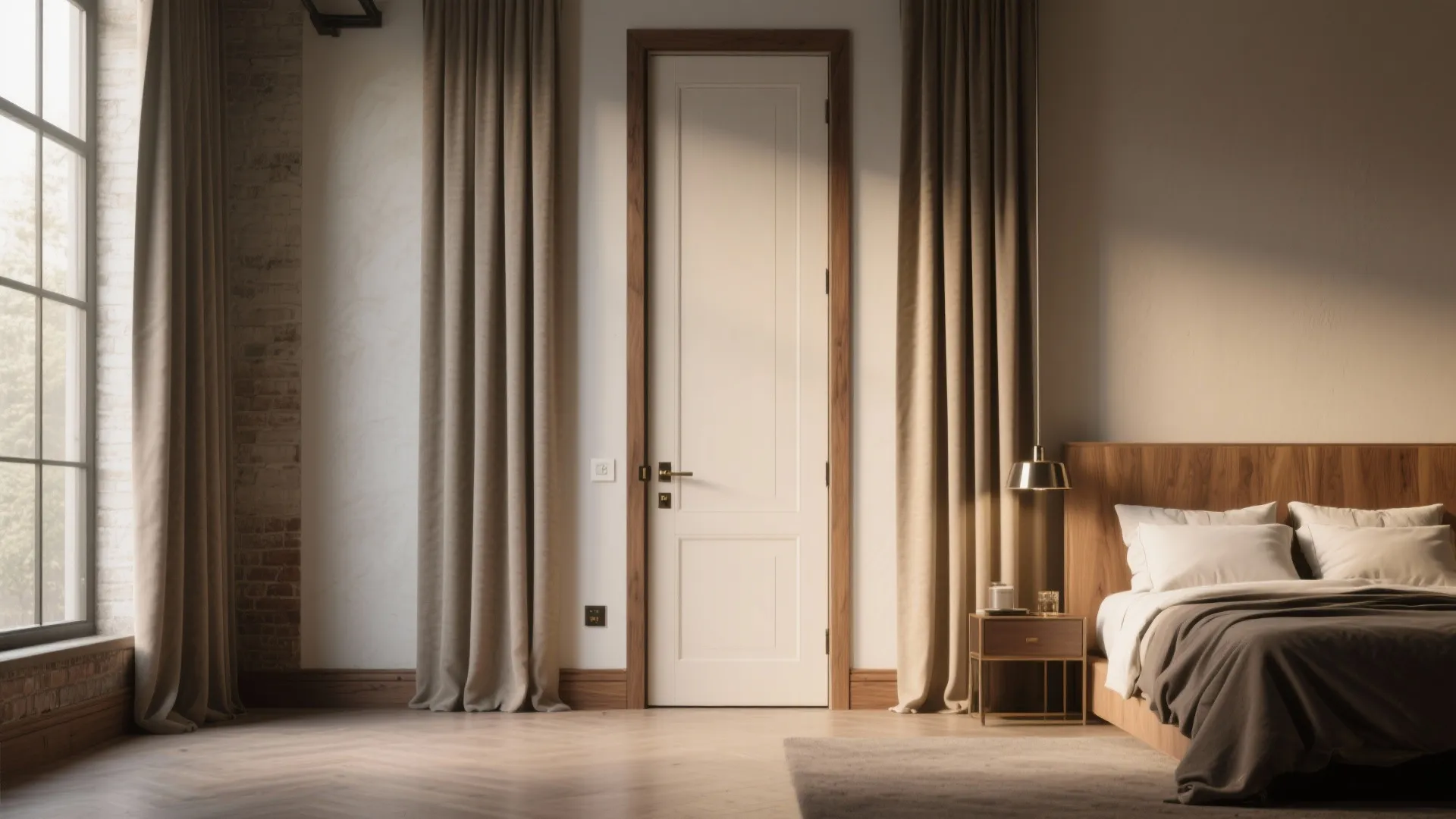 3. Consider taller doors for a sense of scale