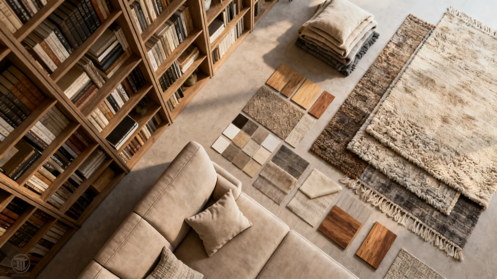 3. Tall Furniture and Layered Textiles