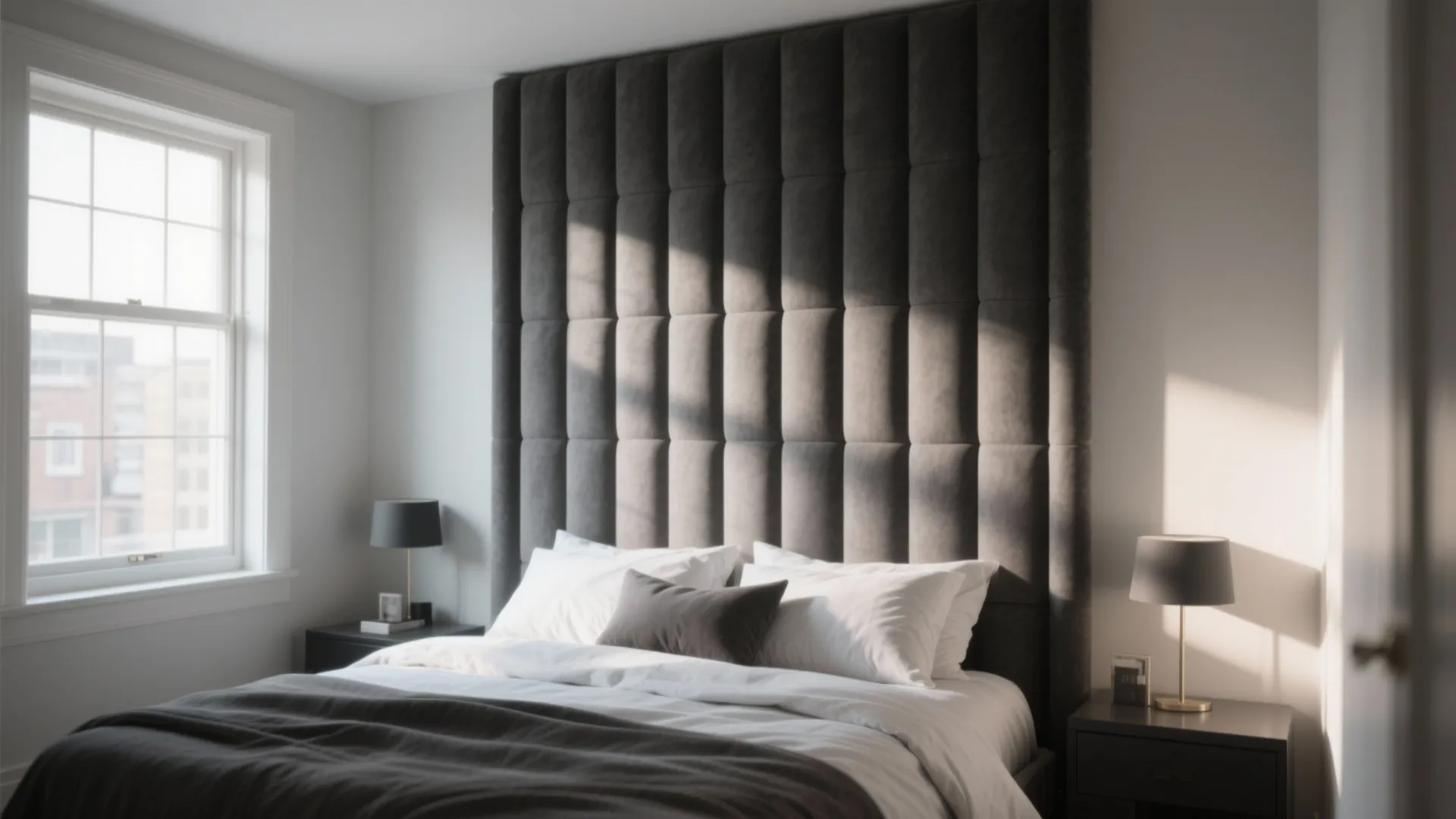3. Vertical Drama with Tall Headboards