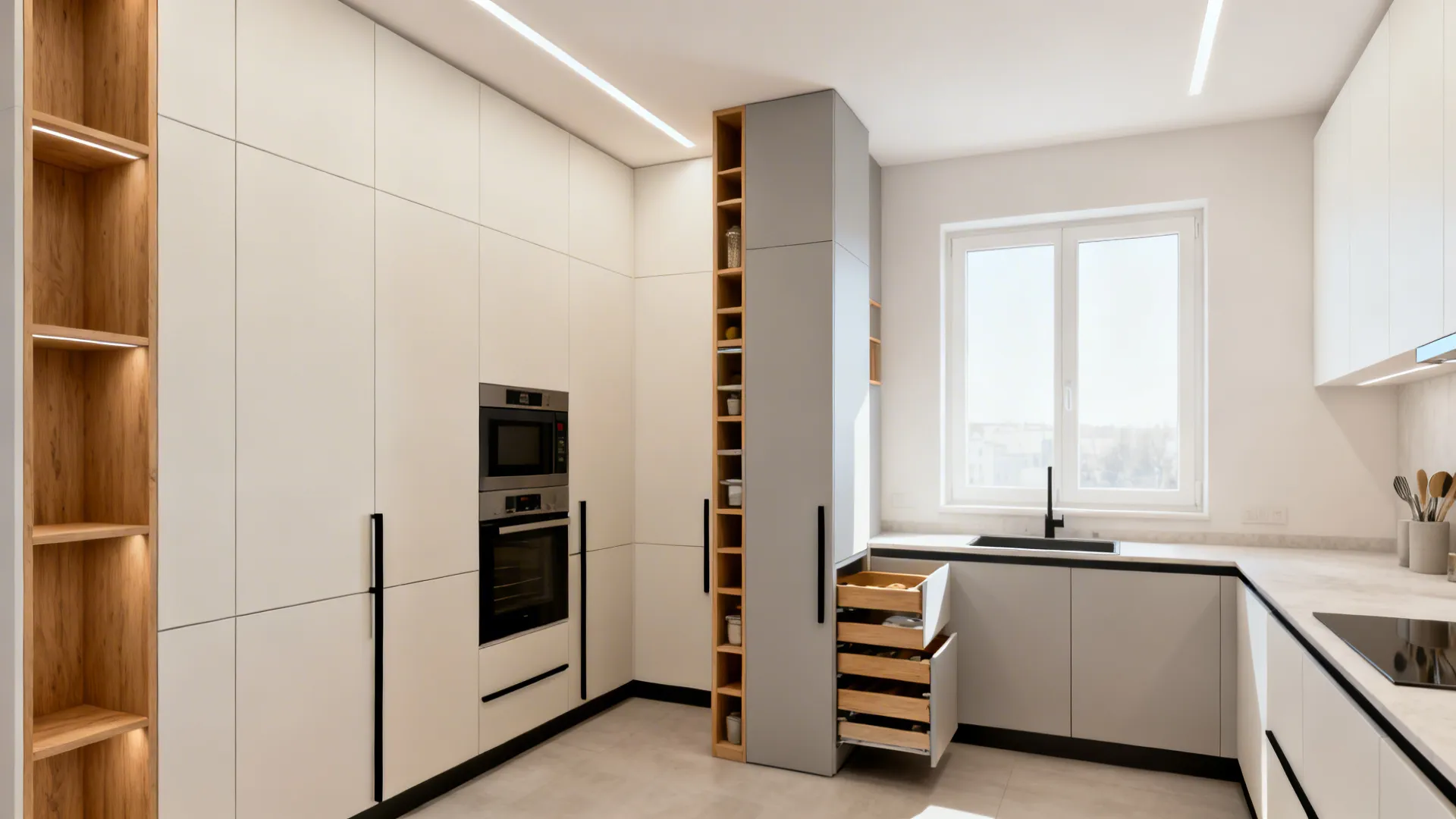 5 Tall Unit Designs for Kitchen Storage That Work