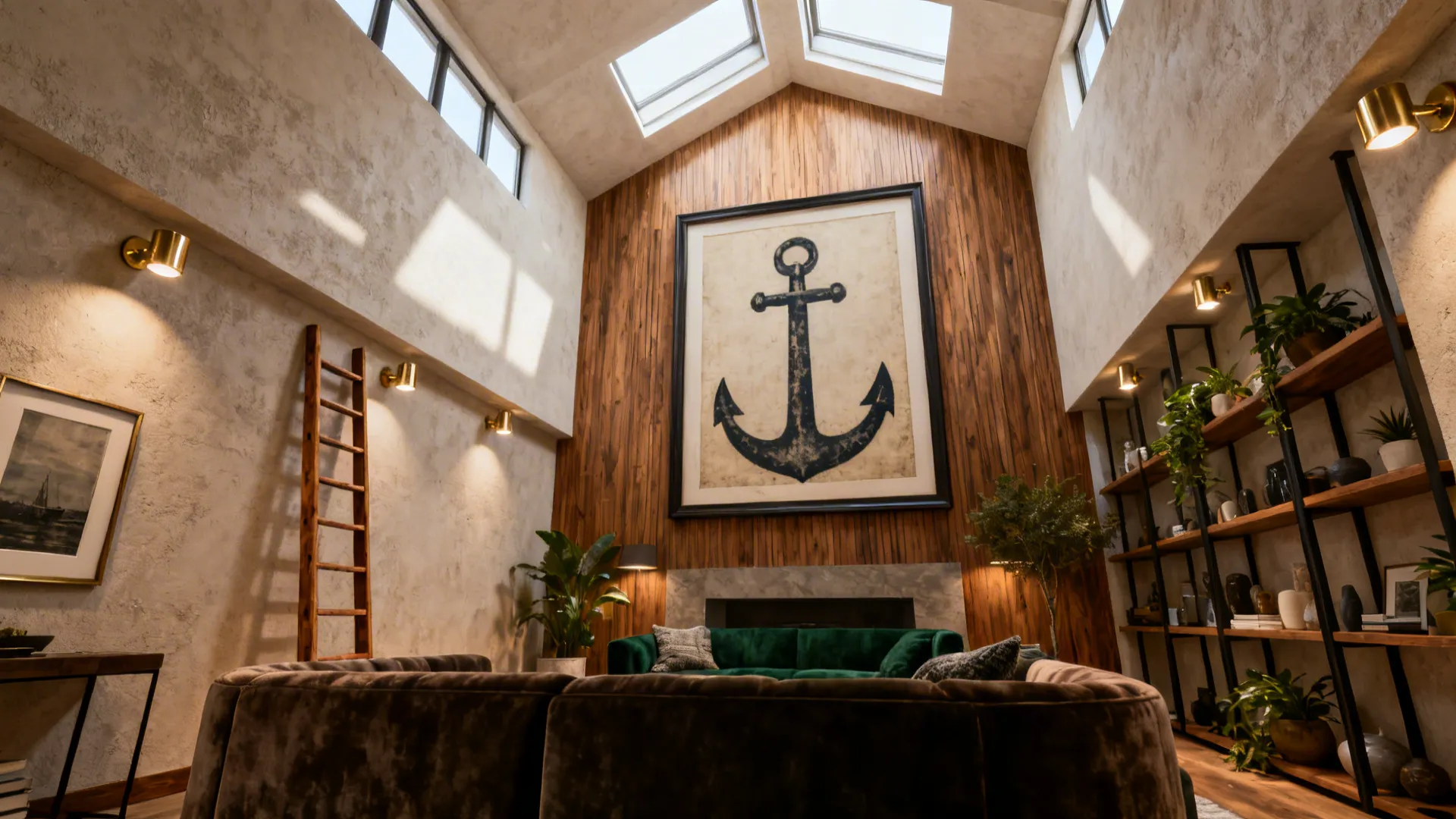 High Ceiling Living Room Wall Decor — 5 Ideas