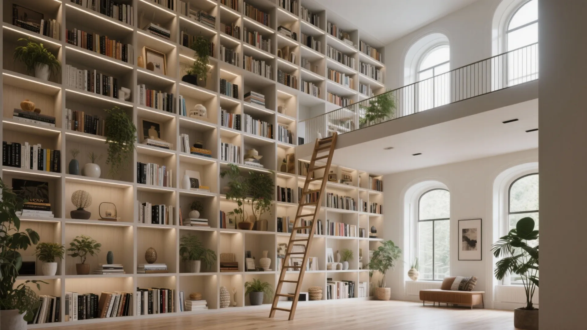 4. Introduce mezzanine elements or tall shelving