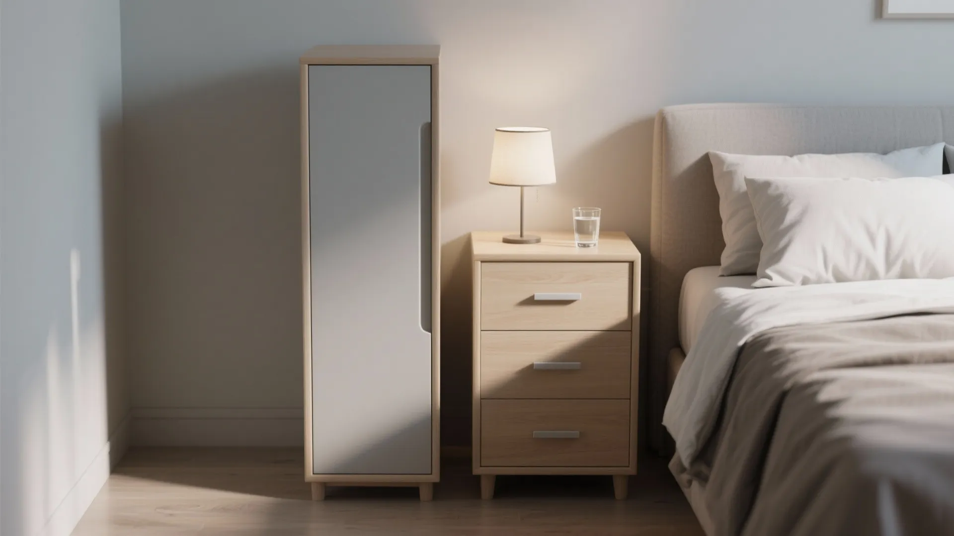 2. Narrow vertical cabinet