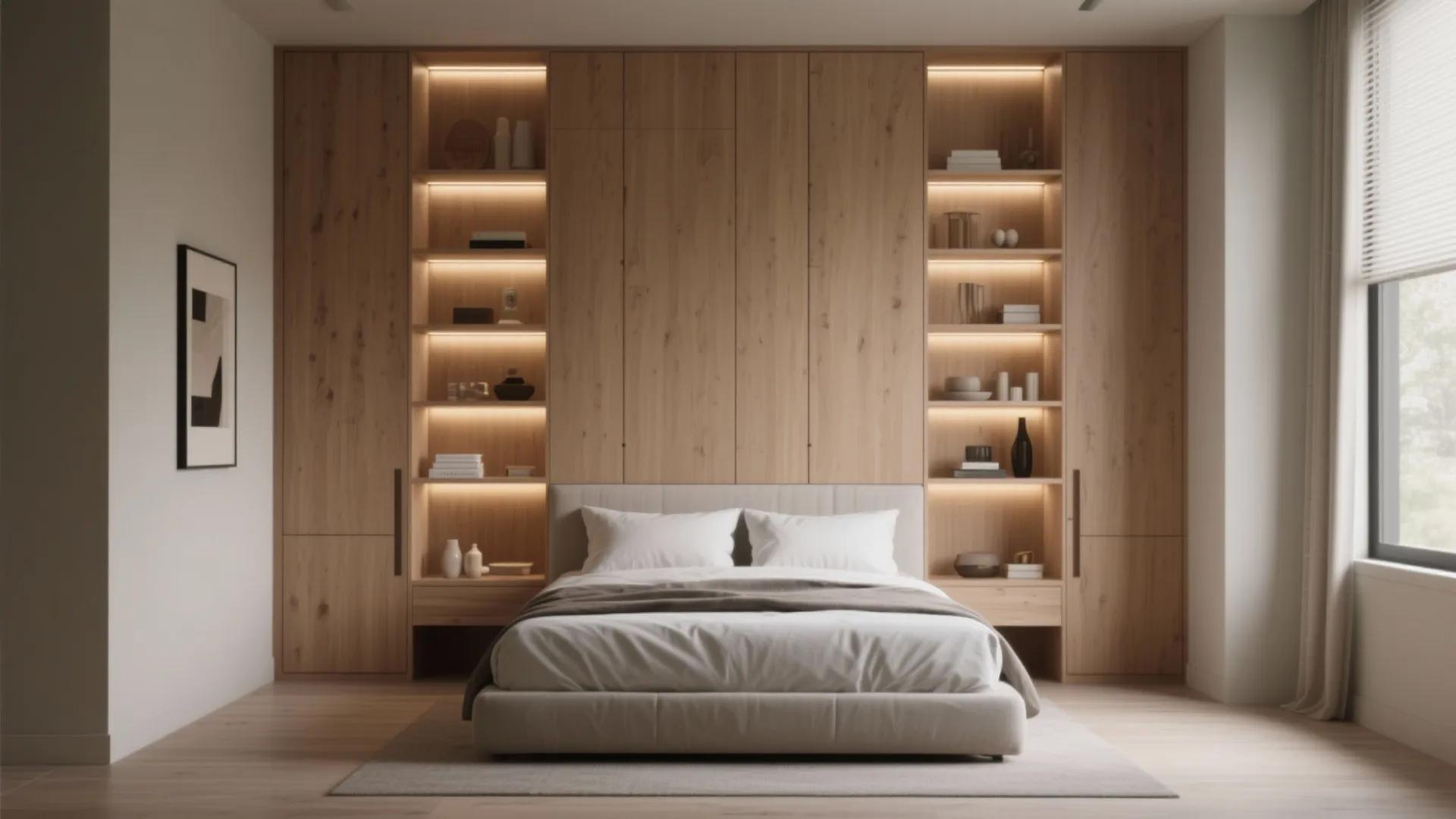 2. Built-in Storage and Vertical Zoning